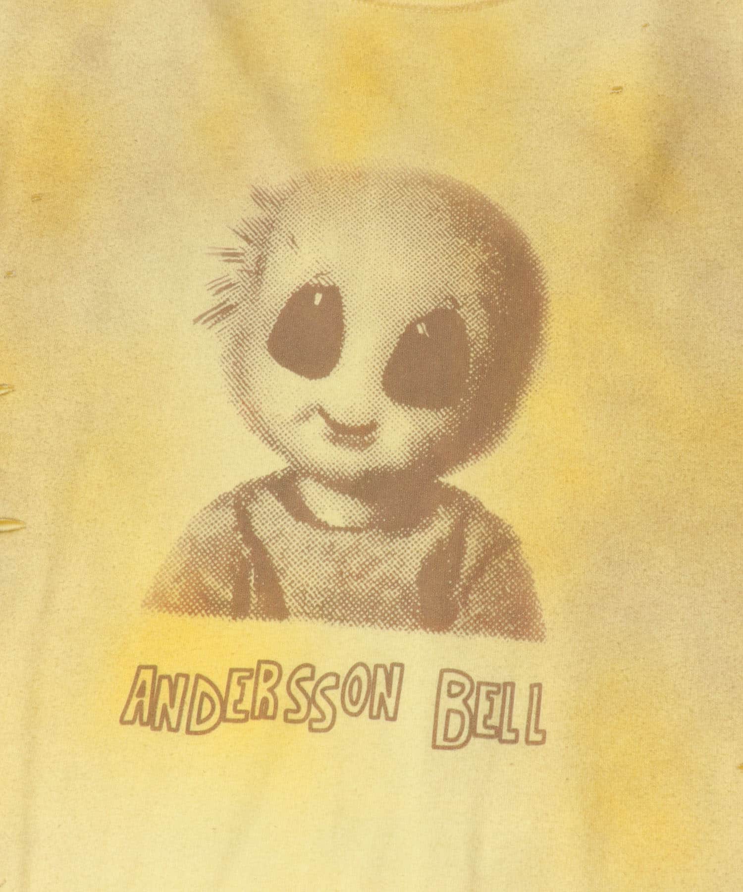 Andersson Bell　UNS ALIEN MACHINERY T-SHIRTS YELLOW M
