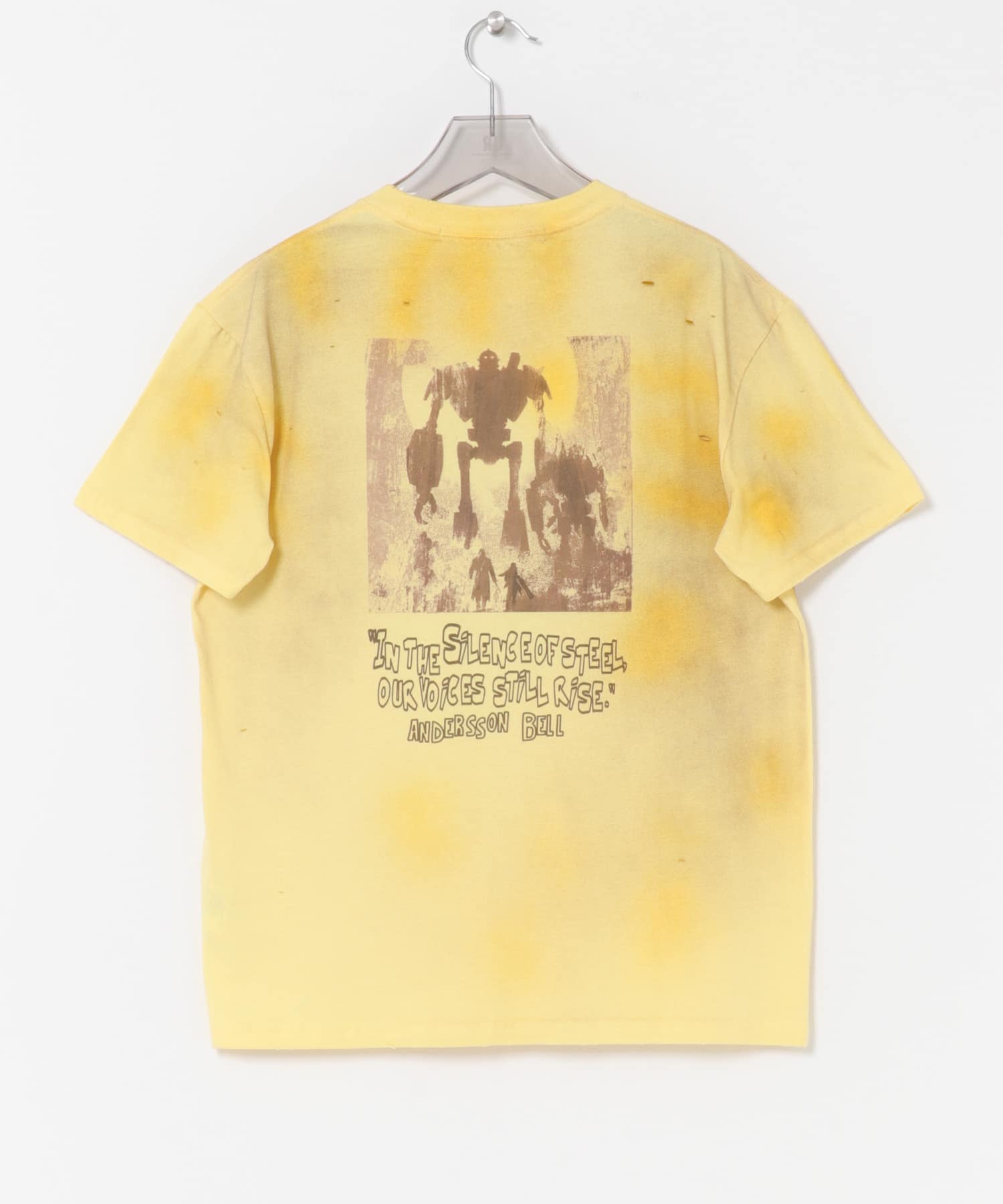 Andersson Bell　UNS ALIEN MACHINERY T-SHIRTS YELLOW M