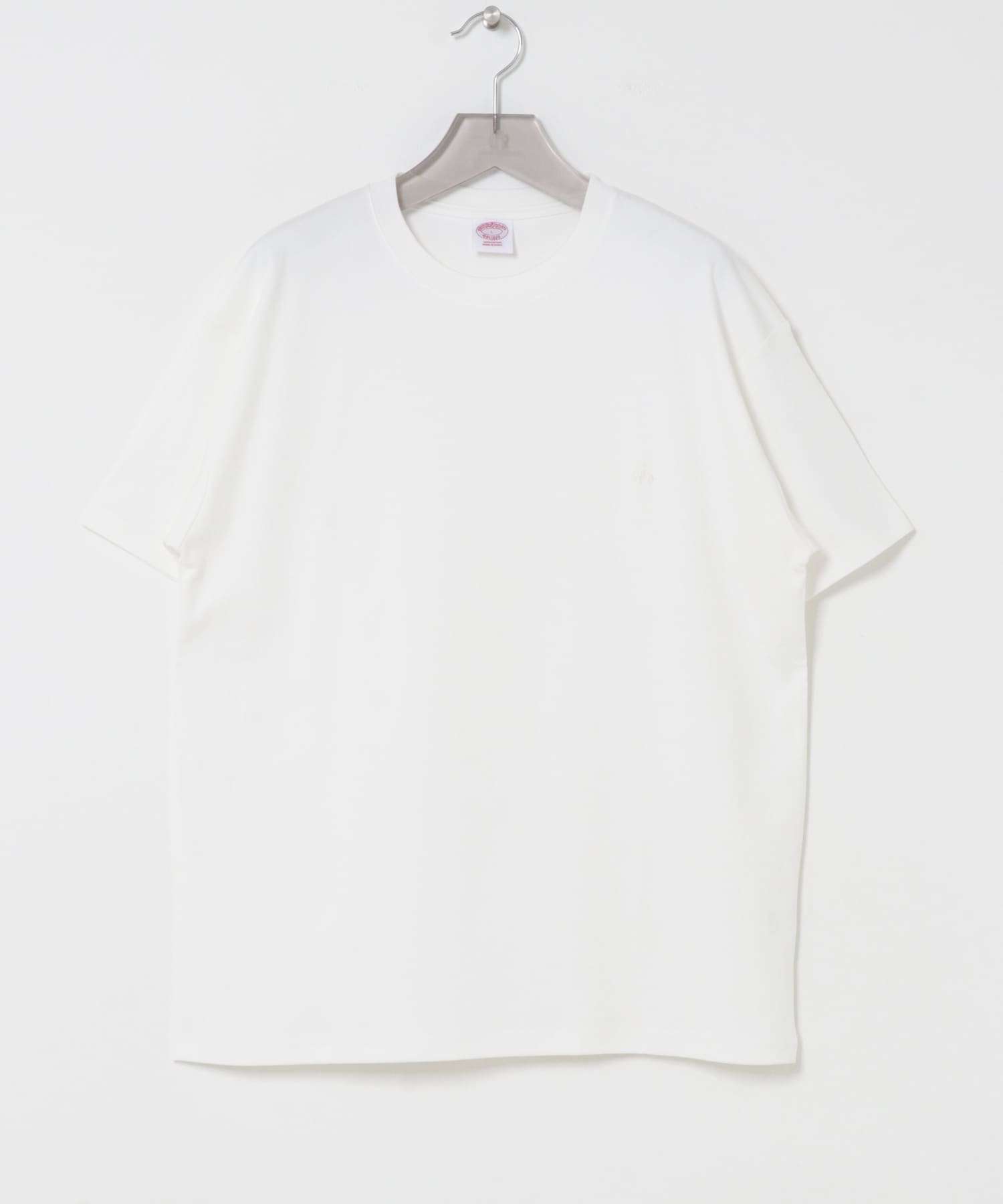 BROOKS BROTHERS　KNT TONAL GF T-SHIRTS WHITE M