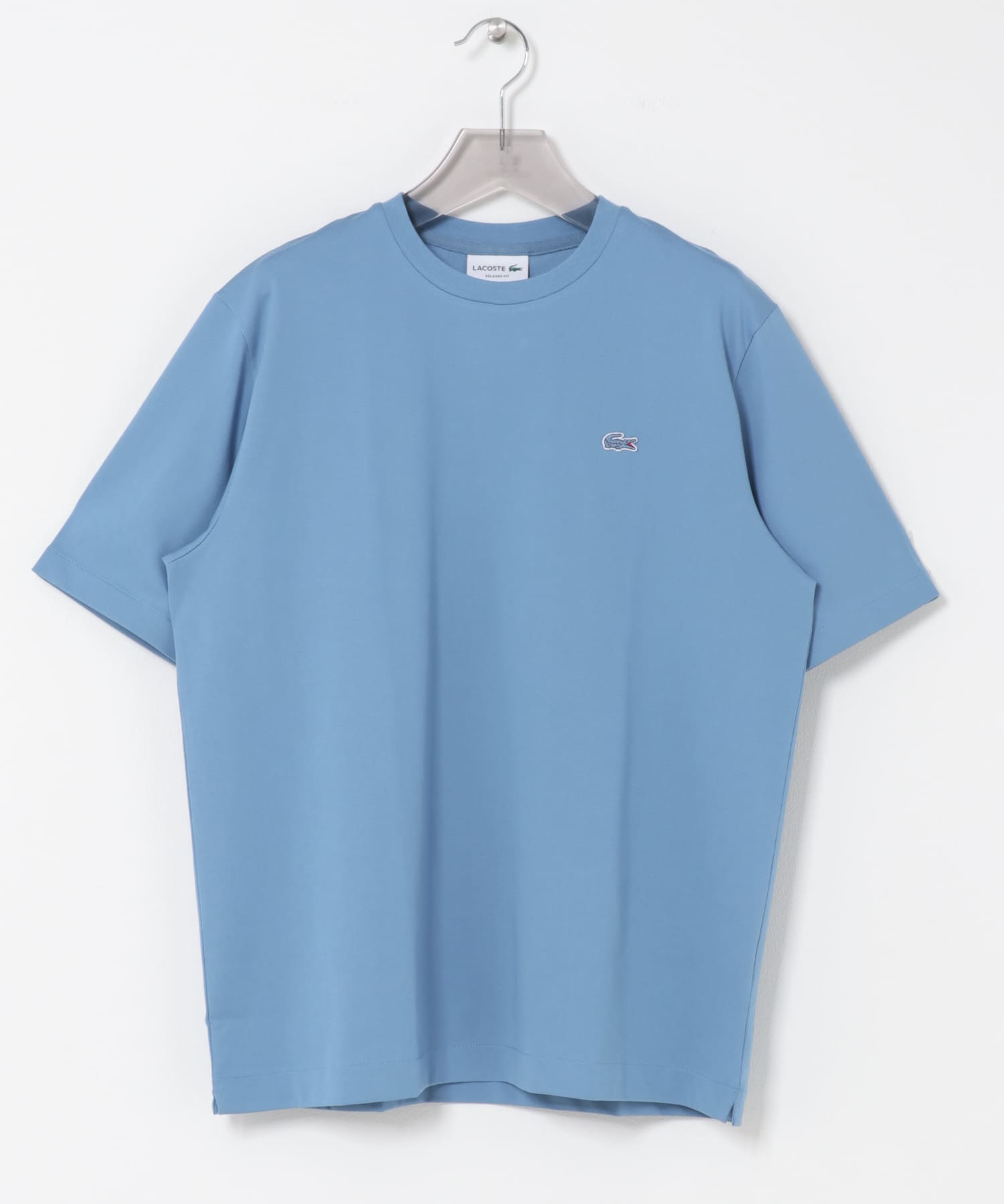 LACOSTE　アウトラインクロッククルーネックTシャツ A.BLUE 4