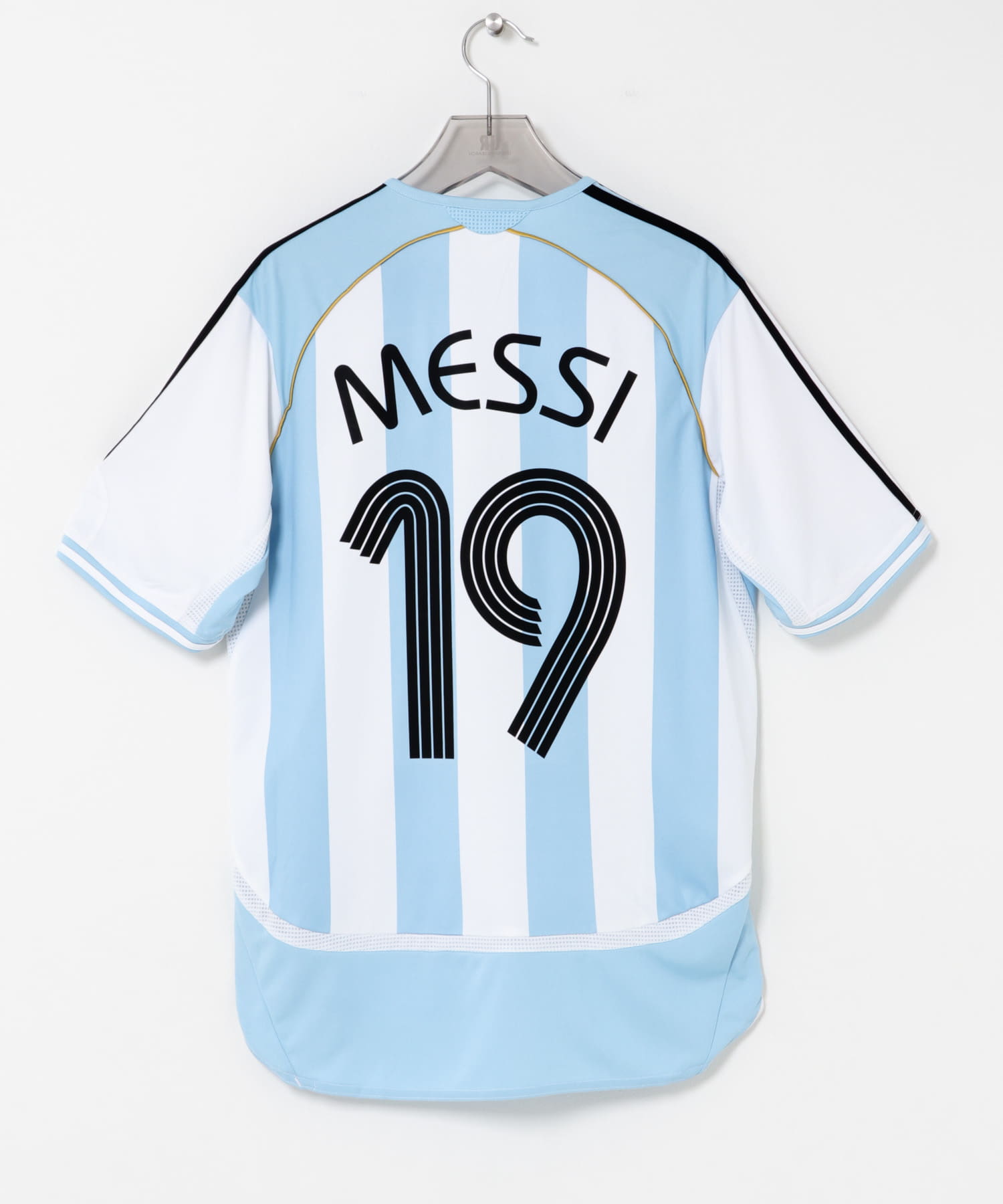 adidas　アルゼンチン代表 2006 ホーム ユニフォーム メッシ19 ホワイト M