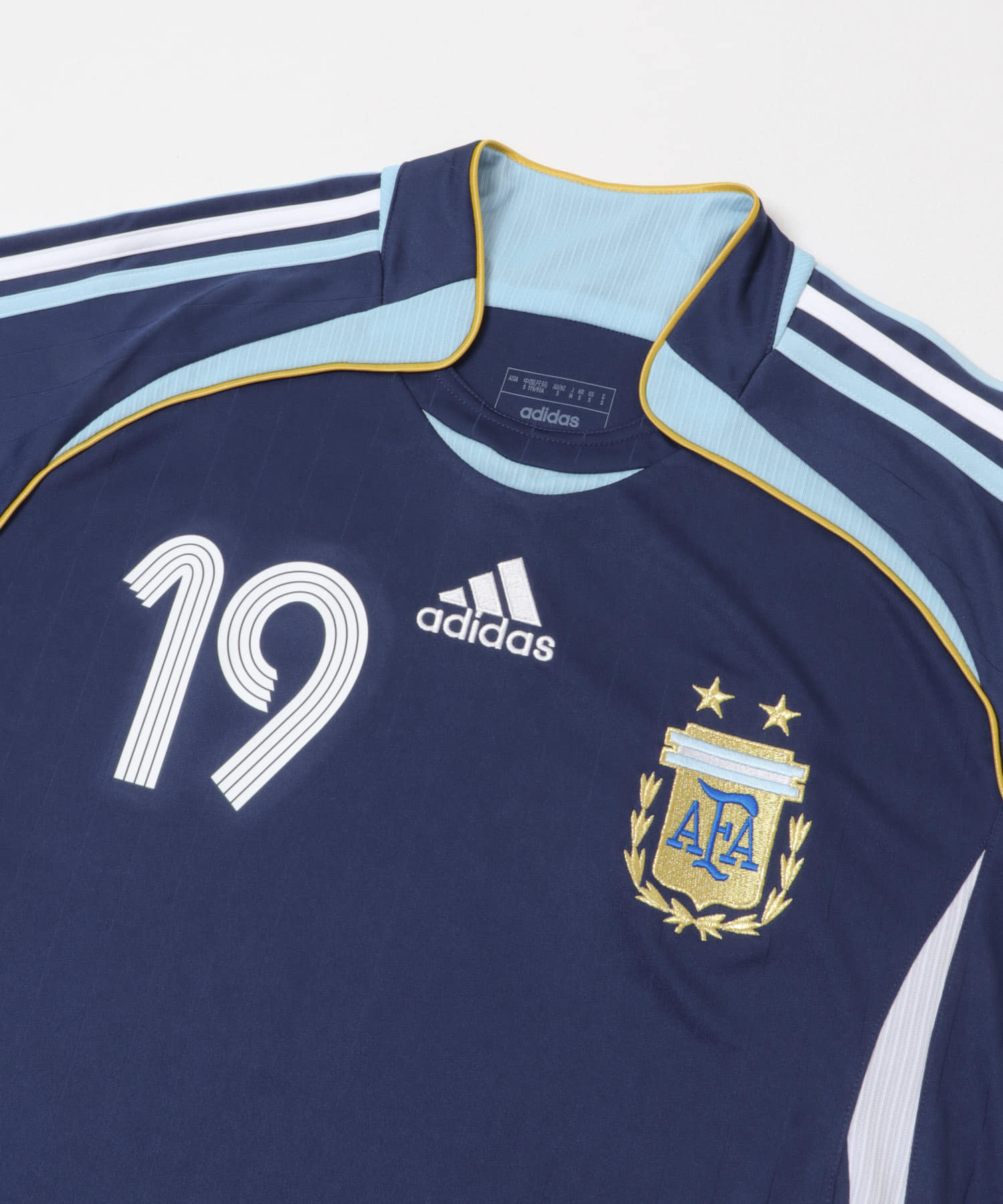 adidas　アルゼンチン代表 2006 アウェイ ユニフォーム メッシ19 ダークブルー M
