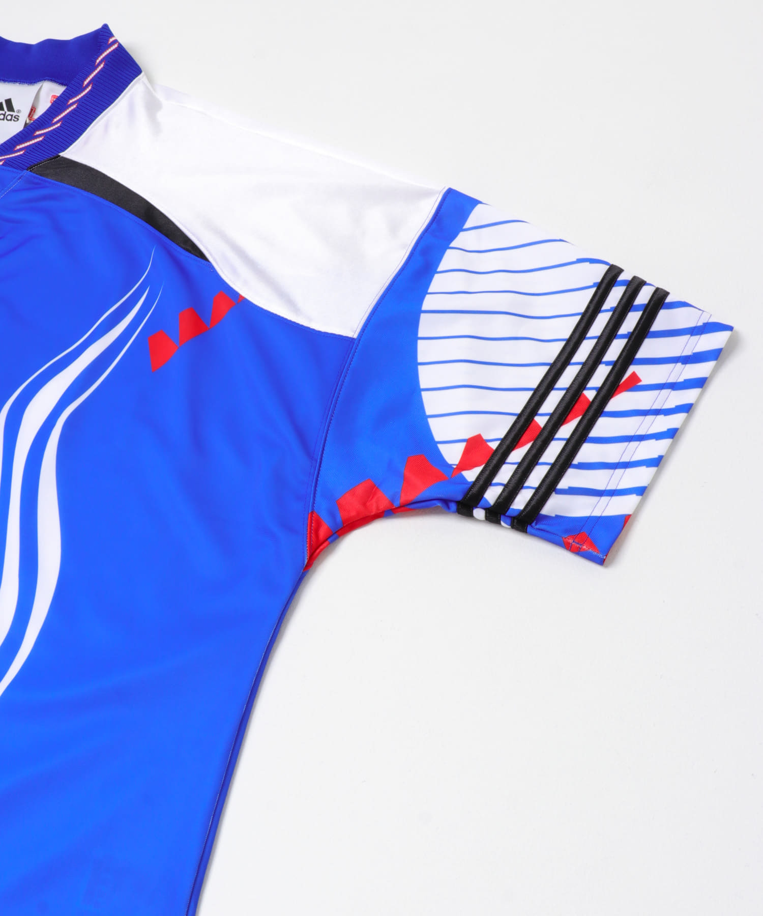 adidas　ブリングバック リミックス アディダス サッカー日本代表 ジャージ BL/WH/RE XL