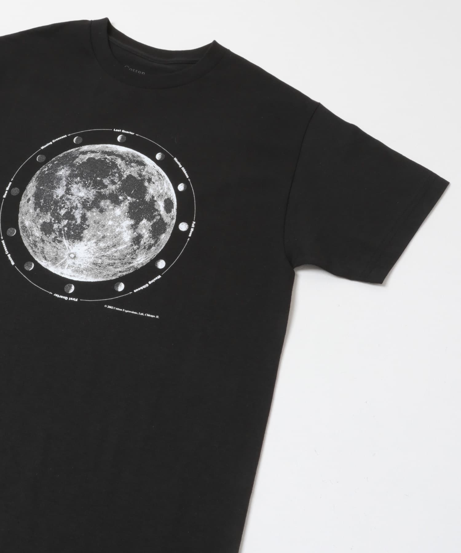 Cotton Expressions　MOON PHASES T-SHIRTS BLACK M