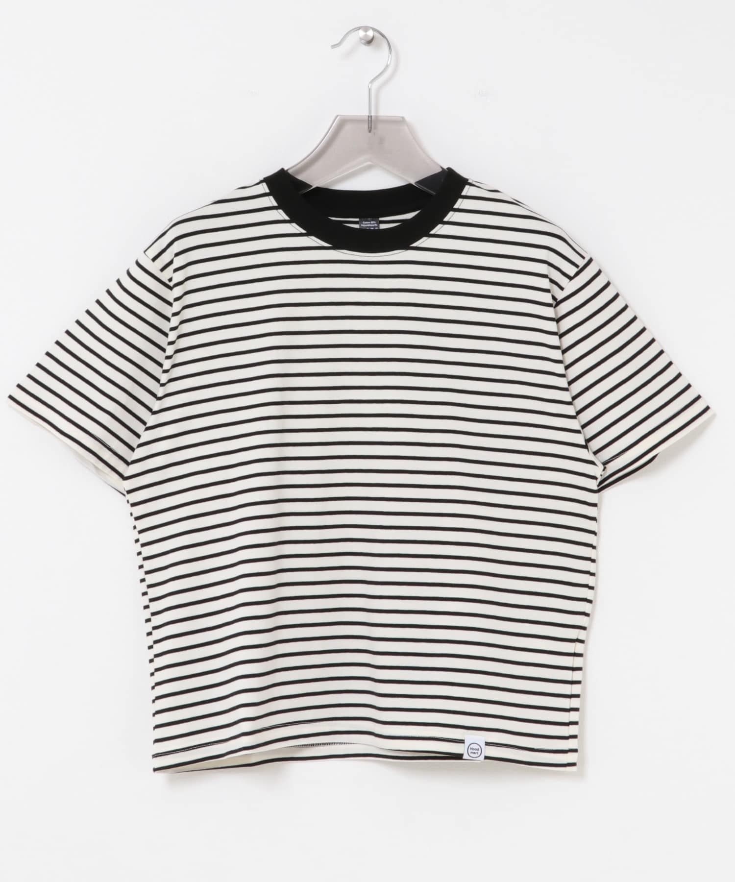 Hoodmart MACOちゃんBORDER T-SHIRTS(S WHITE): トップス｜URBAN