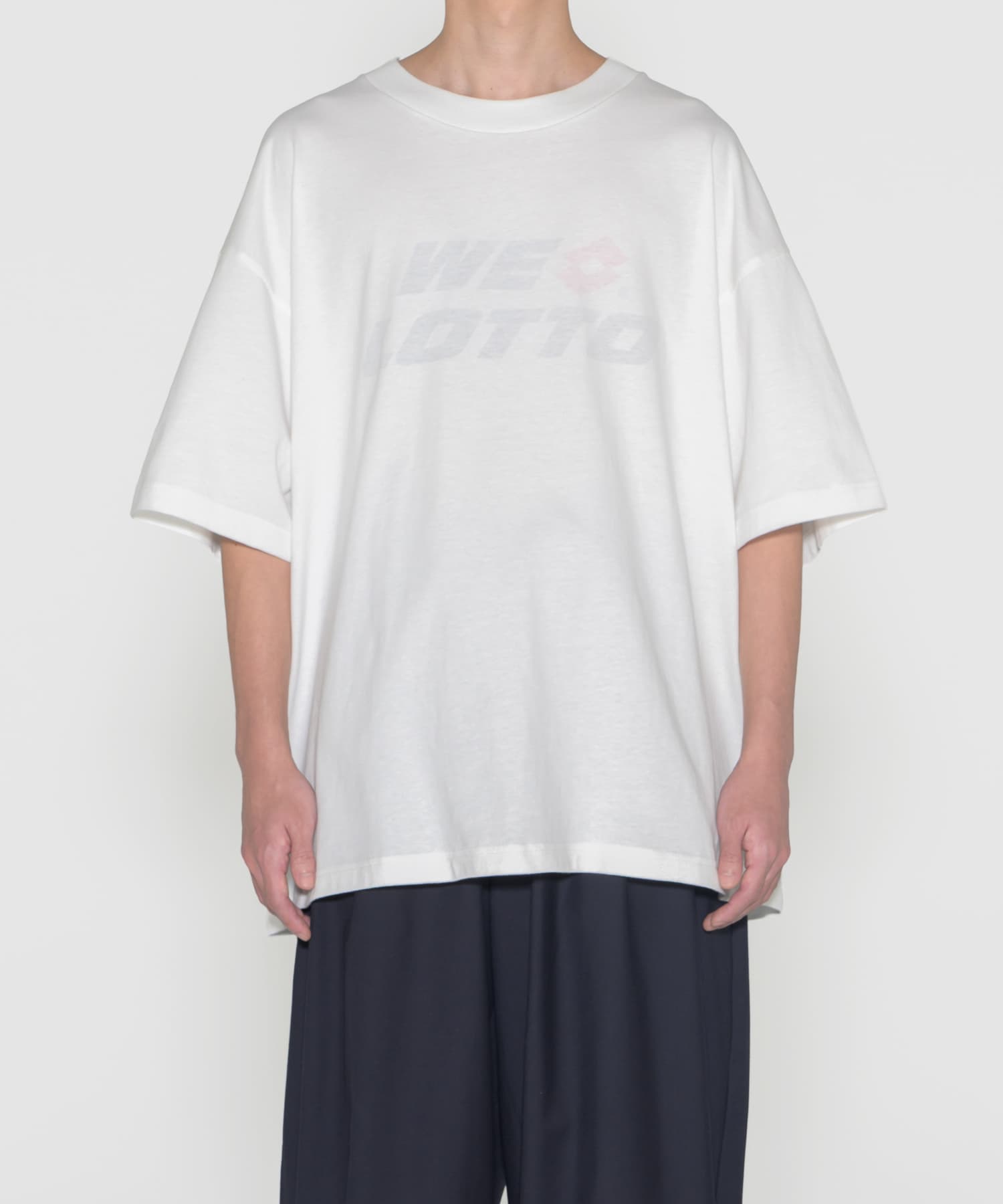 LOTTO　WE LOSANGA LOTTO SHORT-SLEEVE T-SHIRTS WHITE M