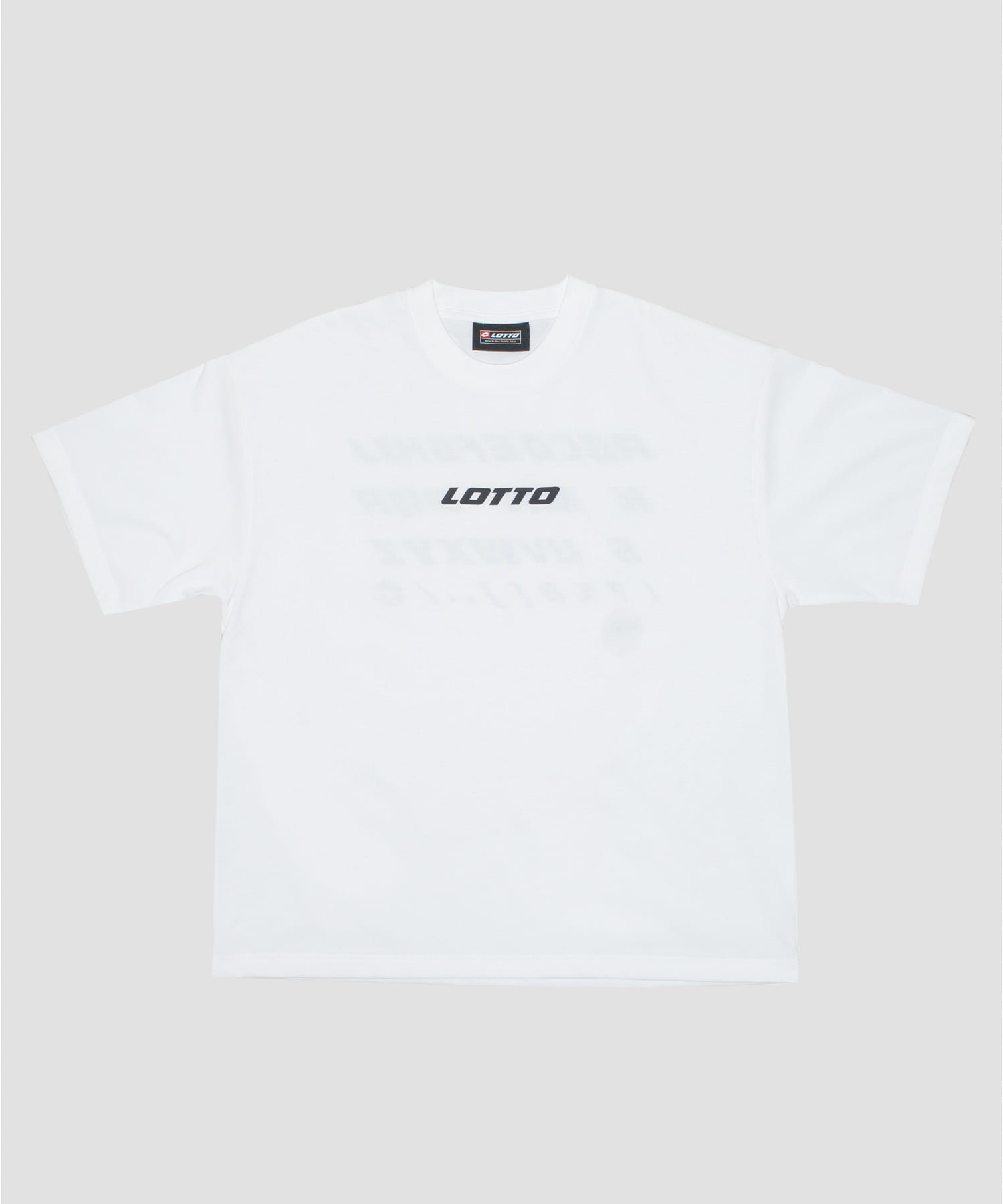 LOTTO　ALPHABET PRINT SHORT-SLEEVE T-SHIRTS WHITE M