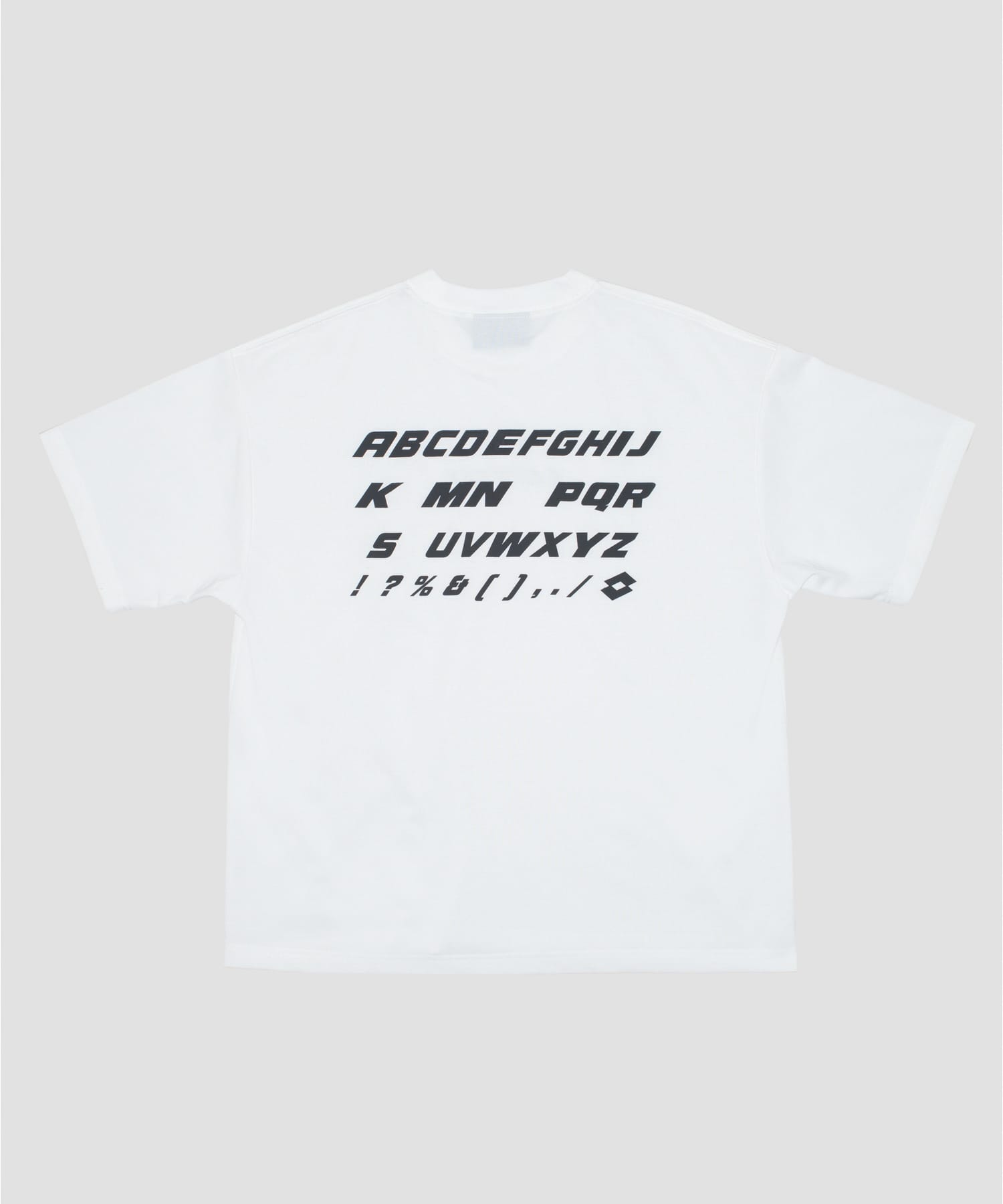 LOTTO　ALPHABET PRINT SHORT-SLEEVE T-SHIRTS WHITE M