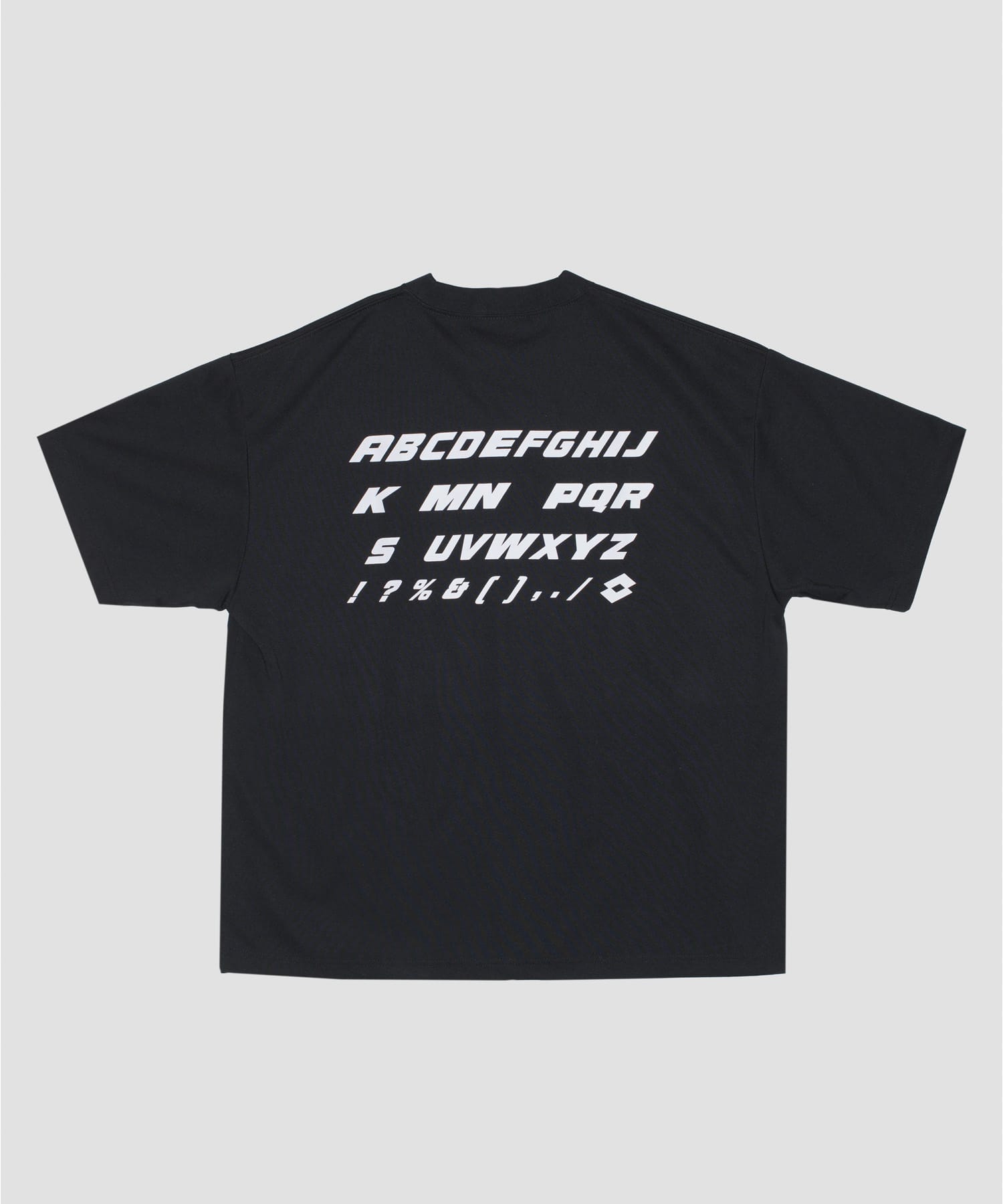LOTTO　ALPHABET PRINT SHORT-SLEEVE T-SHIRTS BLACK M