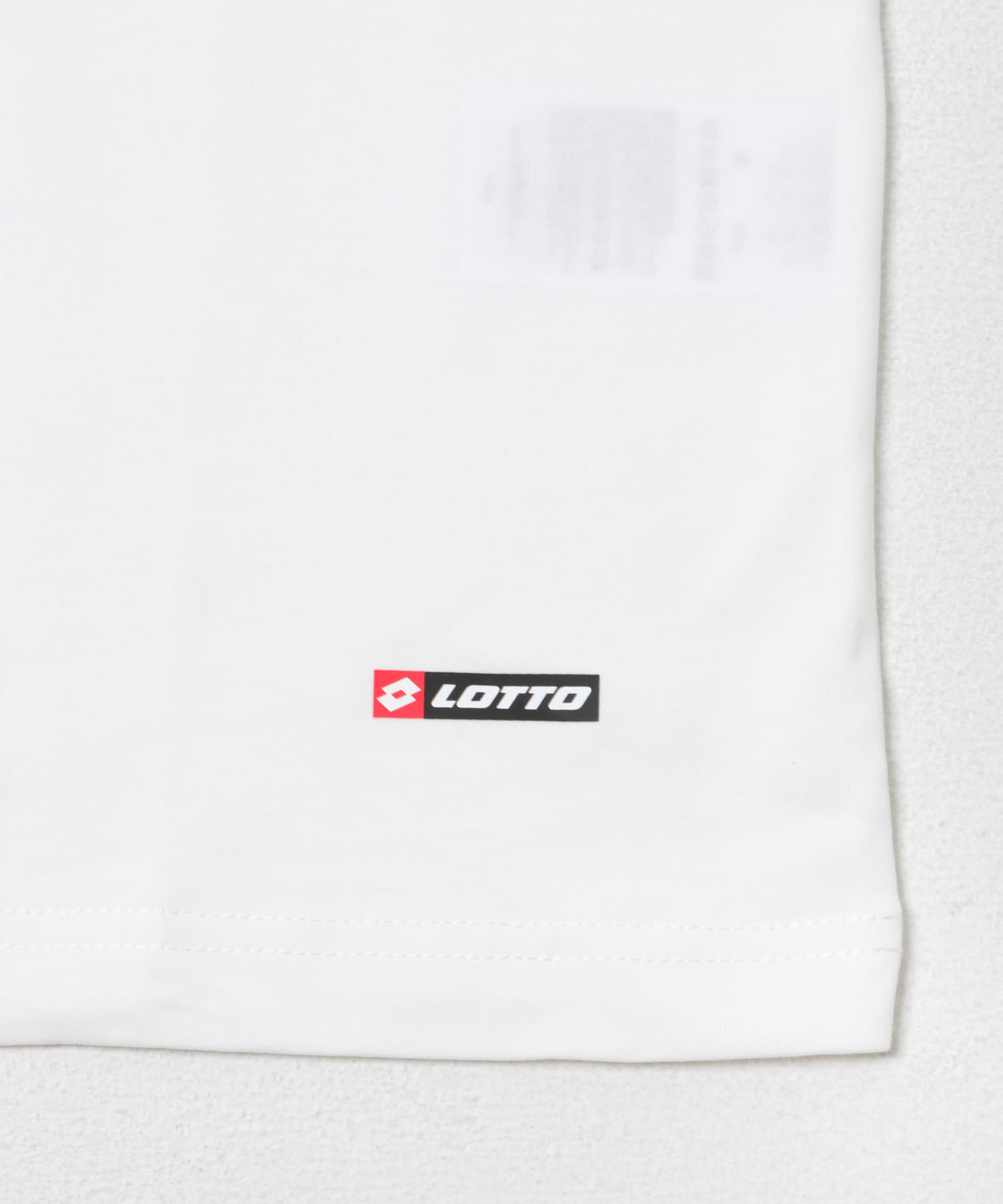 LOTTO　JUST FIT COOL COTTON T-SHIRTS WHITE M