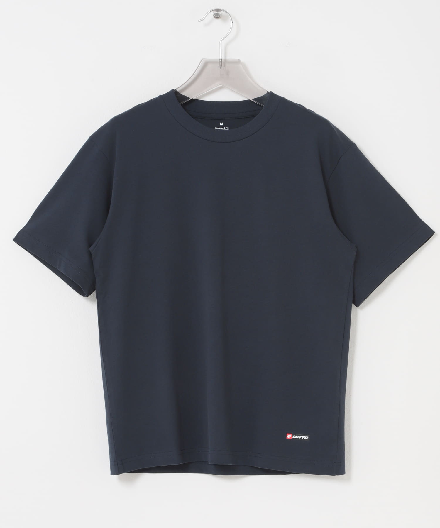 LOTTO　JUST FIT COOL COTTON T-SHIRTS NAVY M