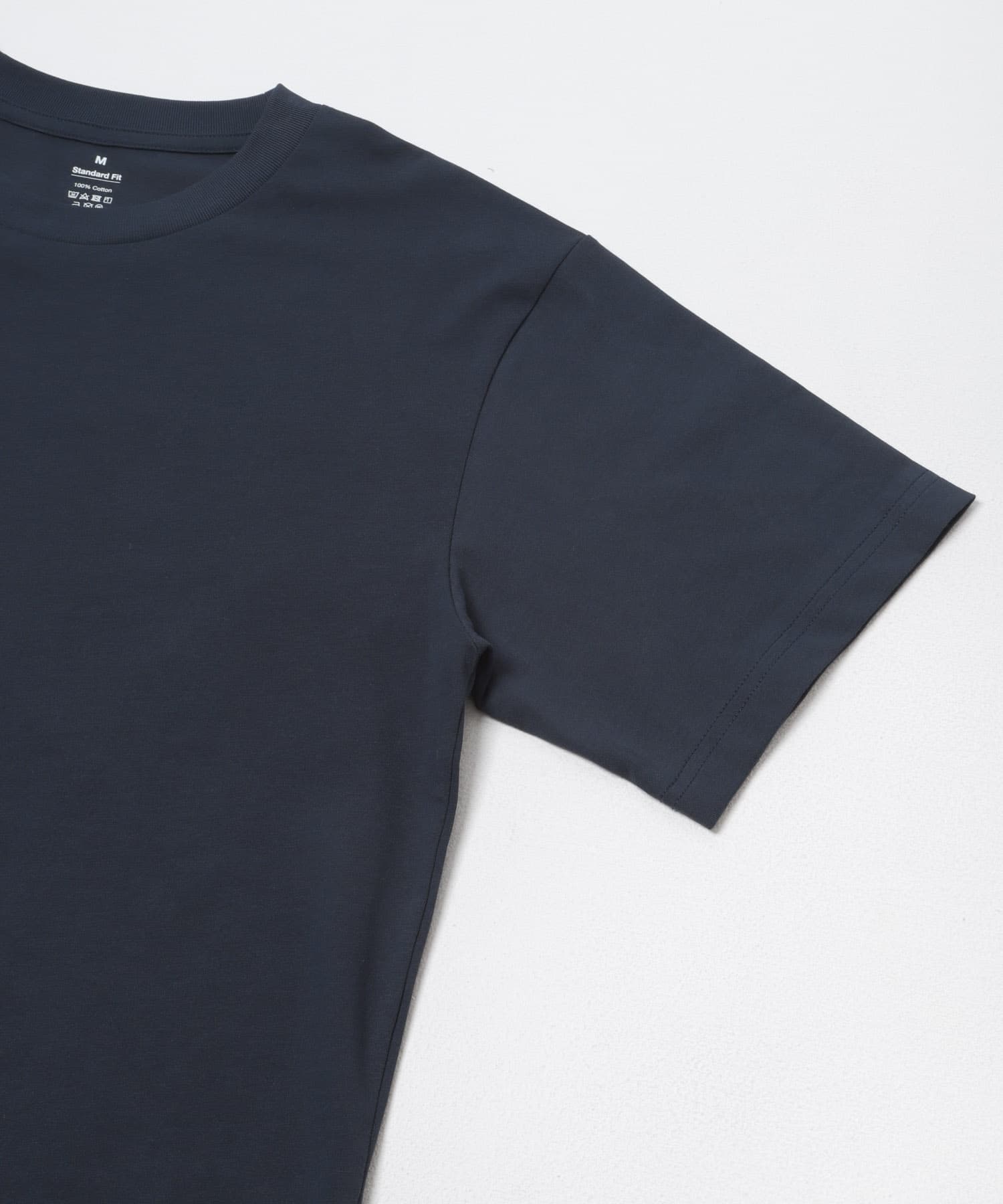 LOTTO　JUST FIT COOL COTTON T-SHIRTS NAVY M