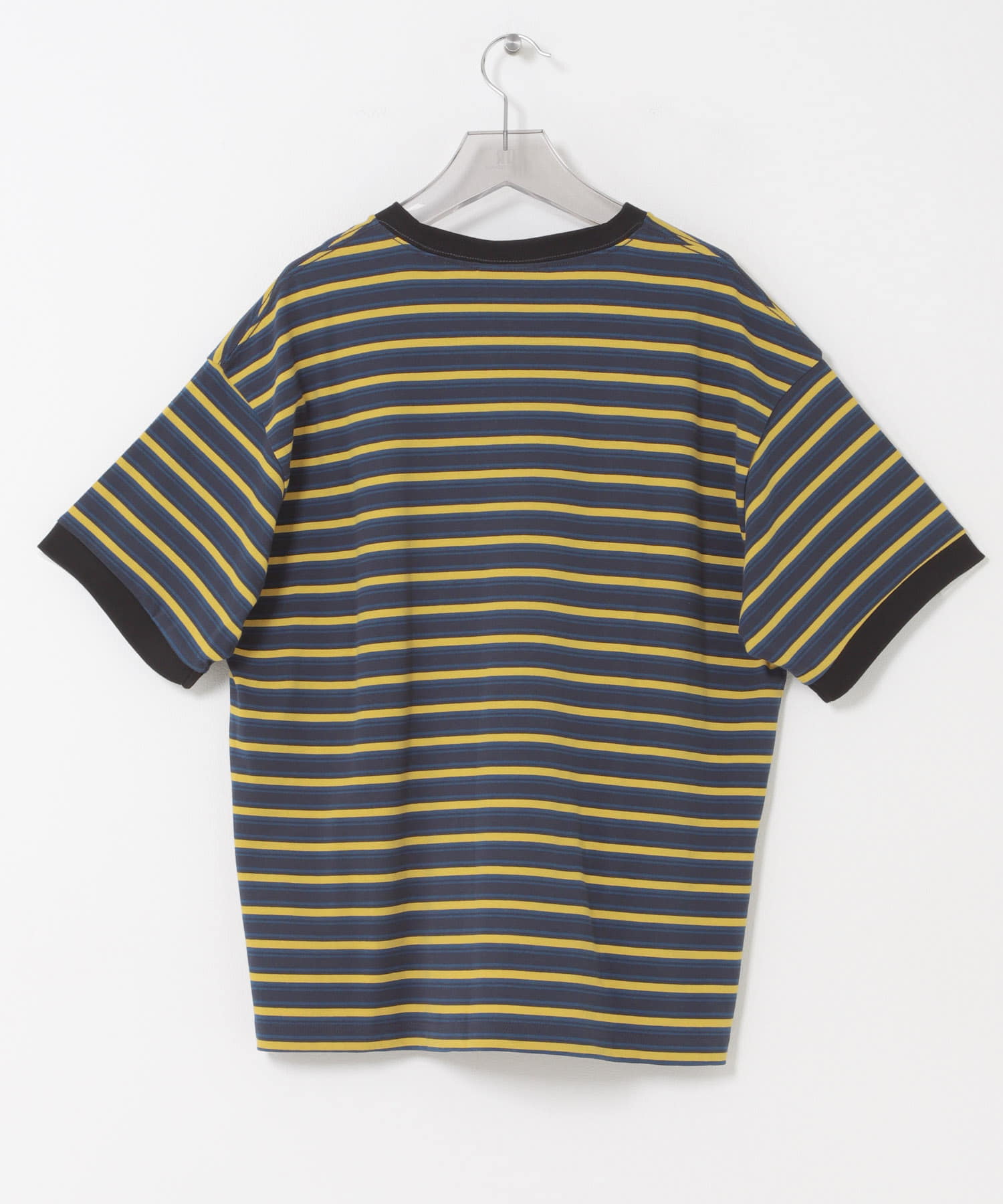 LOTTO　K.TERADA MULTI BORDER T-SHIRTS NAVY M