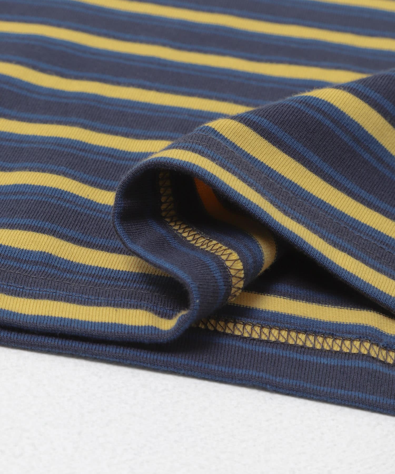 LOTTO　K.TERADA MULTI BORDER T-SHIRTS NAVY M