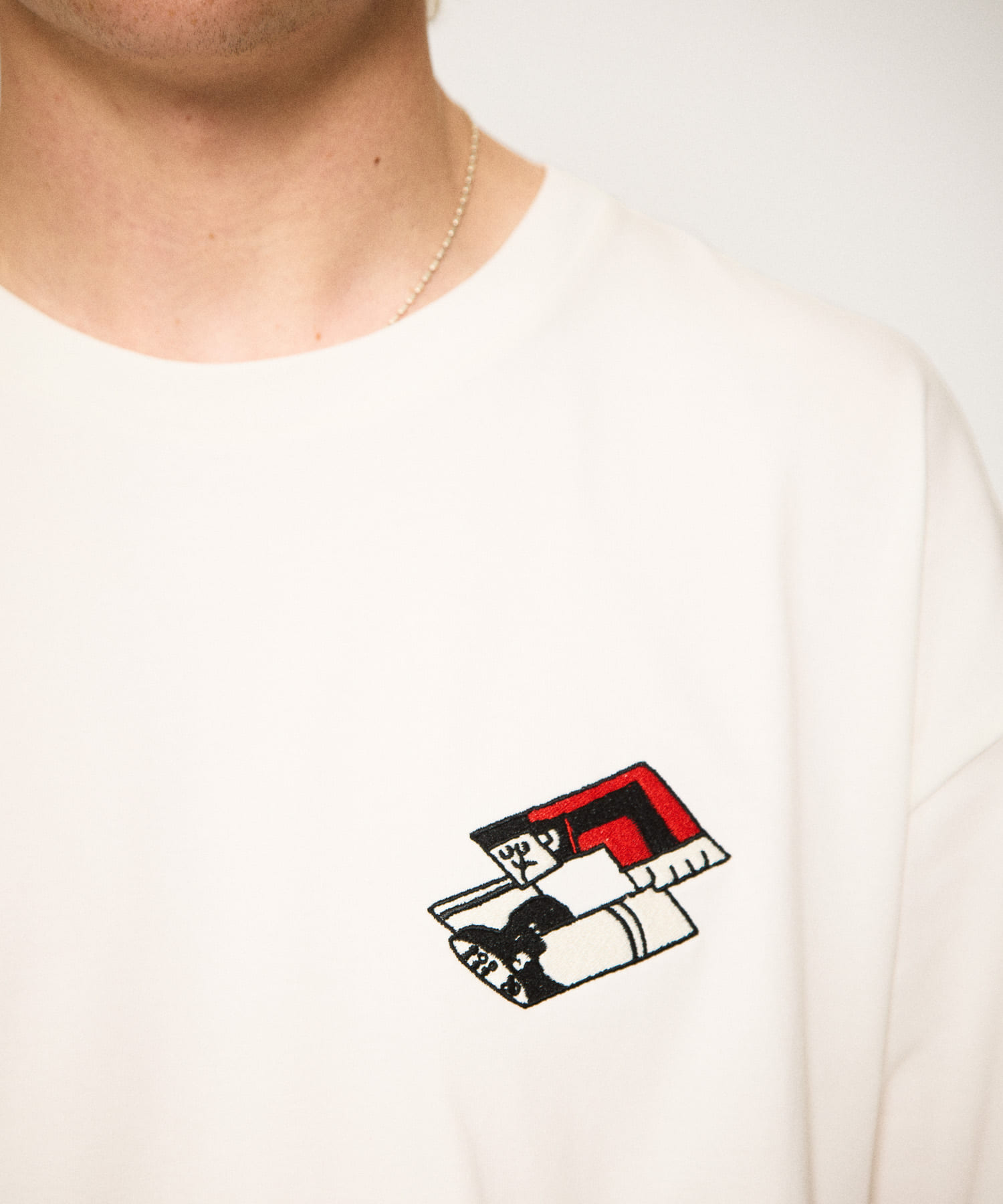 LOTTO　K.TERADA LOSANGA T-SHIRTS WHITE M