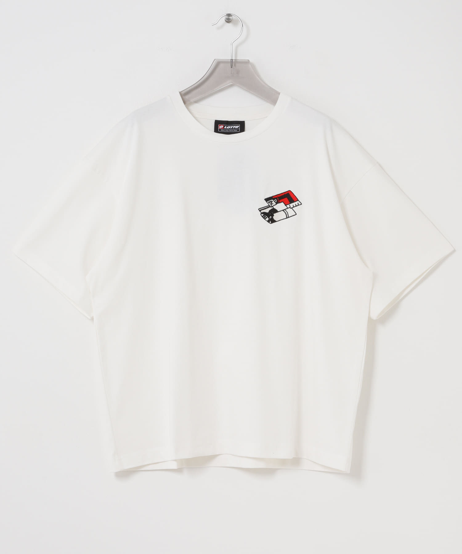 LOTTO　K.TERADA LOSANGA T-SHIRTS WHITE M
