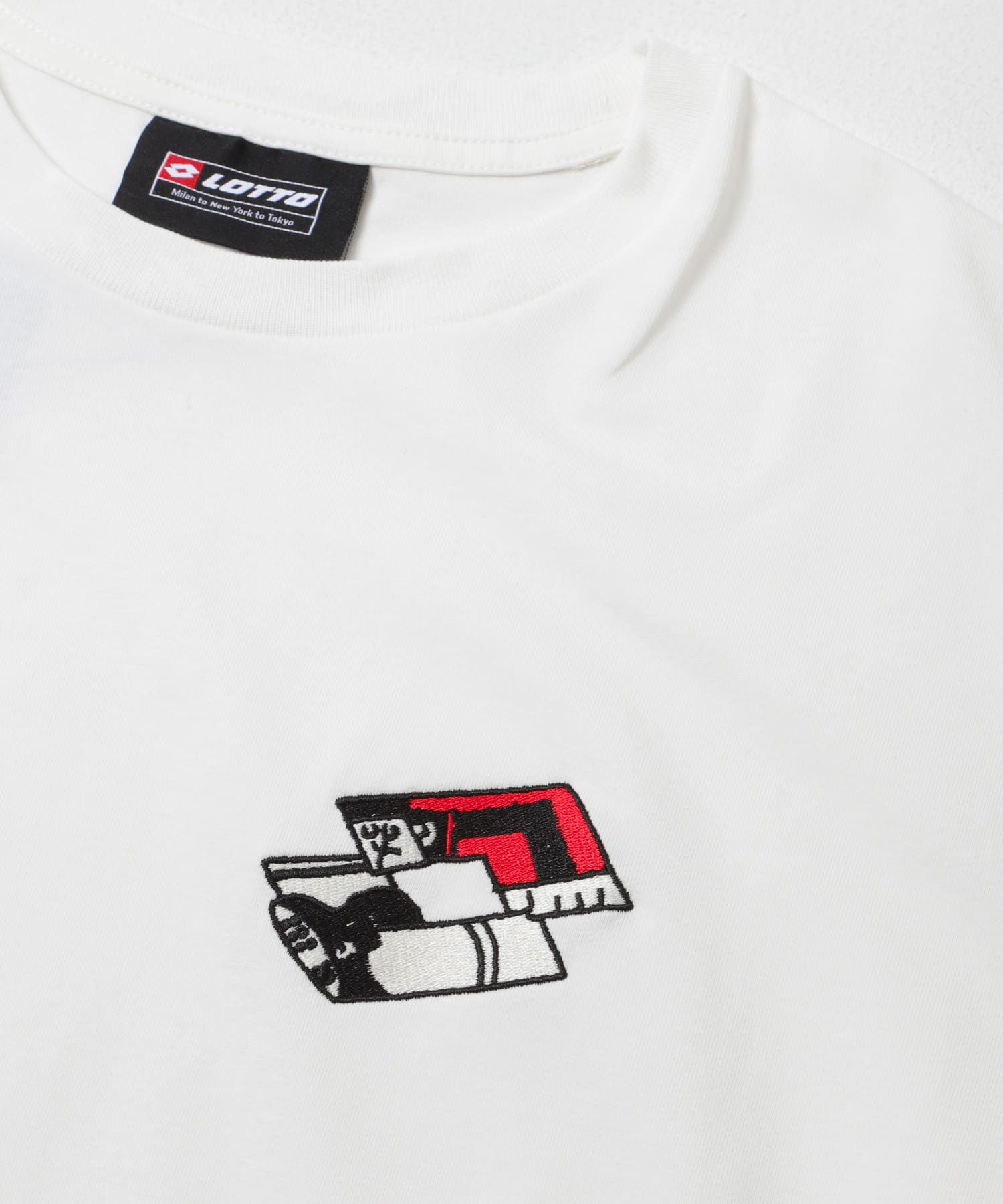 LOTTO　K.TERADA LOSANGA T-SHIRTS WHITE M