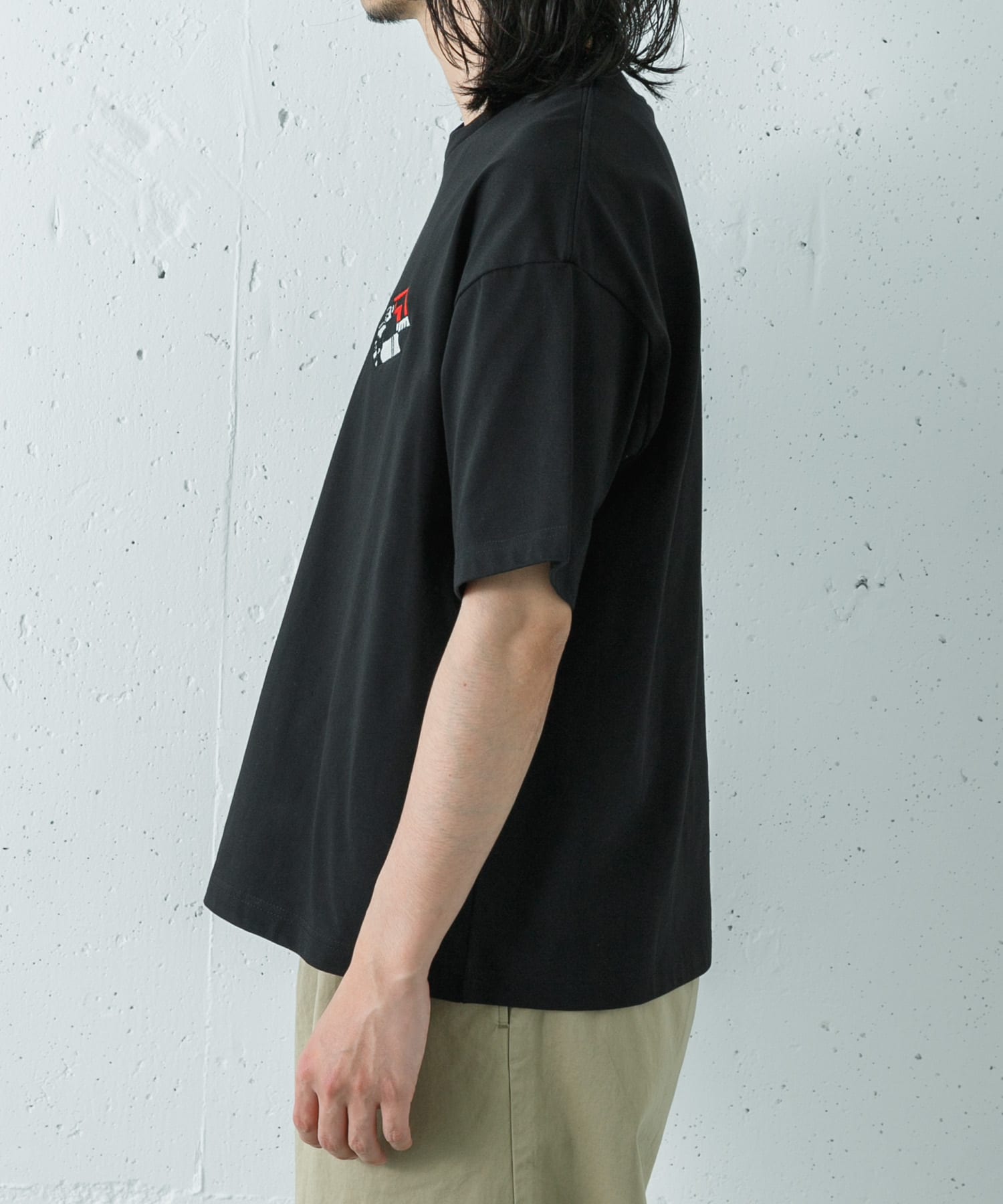 LOTTO　K.TERADA LOSANGA T-SHIRTS BLACK M