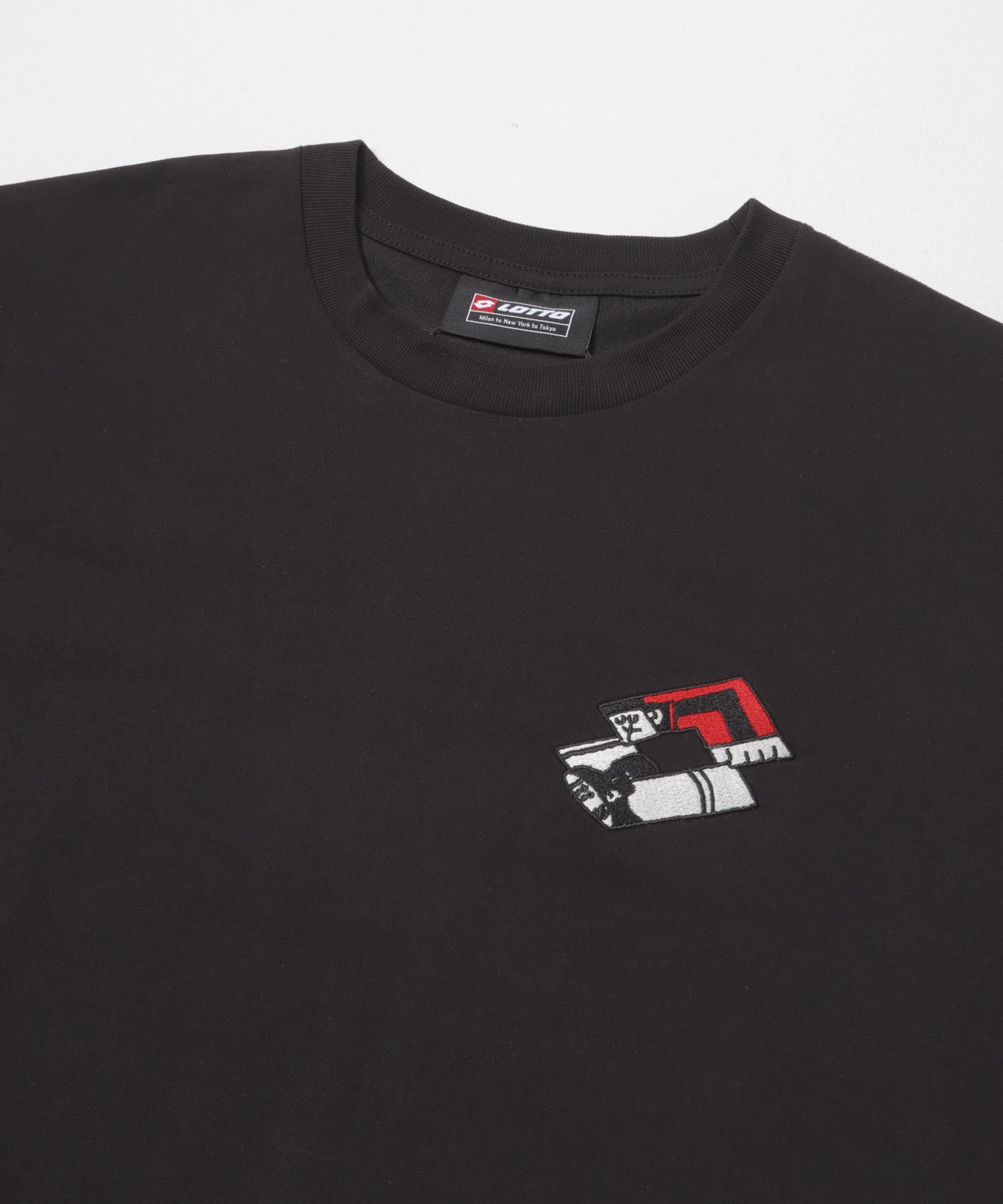 LOTTO　K.TERADA LOSANGA T-SHIRTS BLACK M