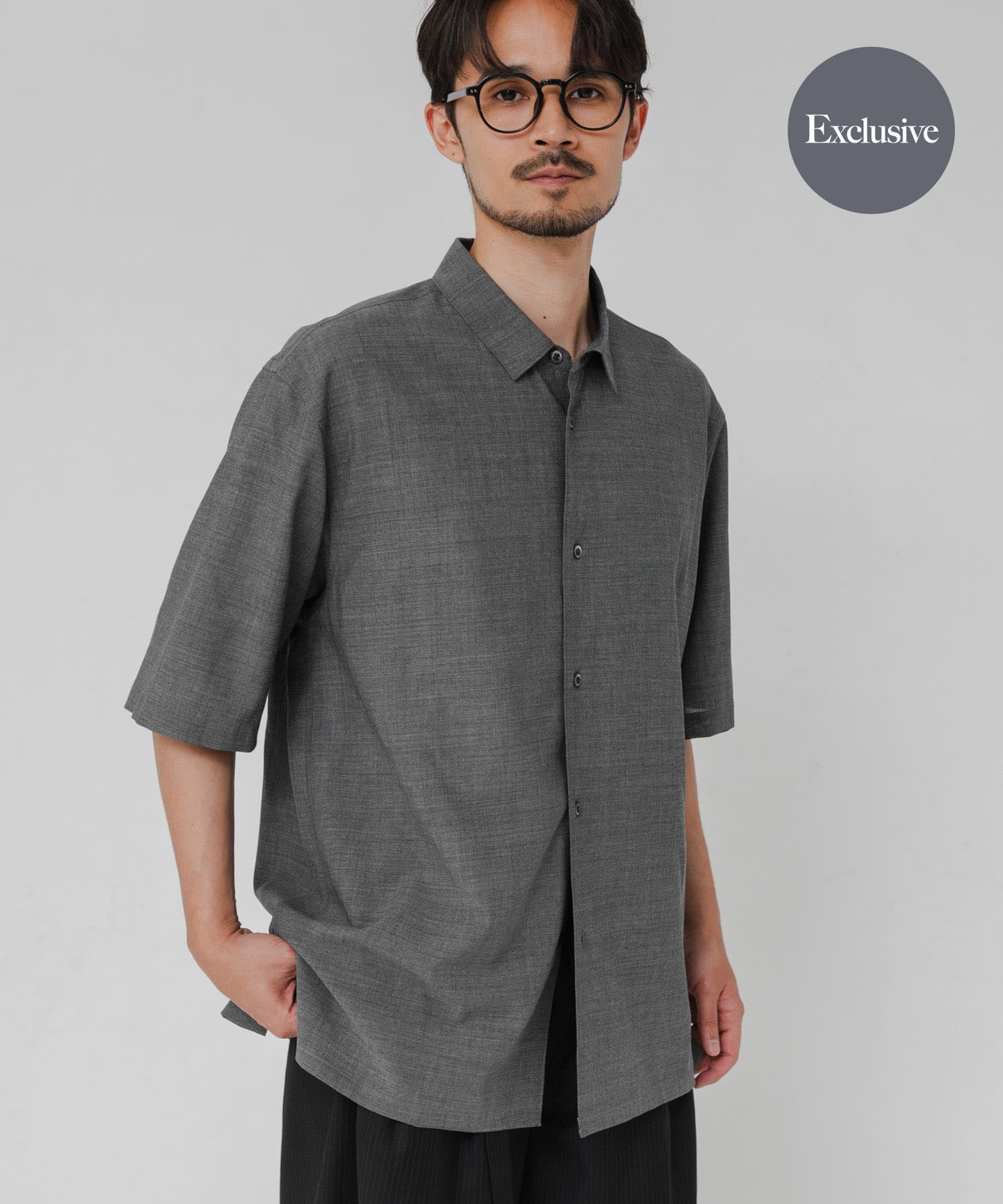 『別注』ATON×URBAN RESEARCH　WOOL GAUZE SHORT-SLEEVE SHIRTS