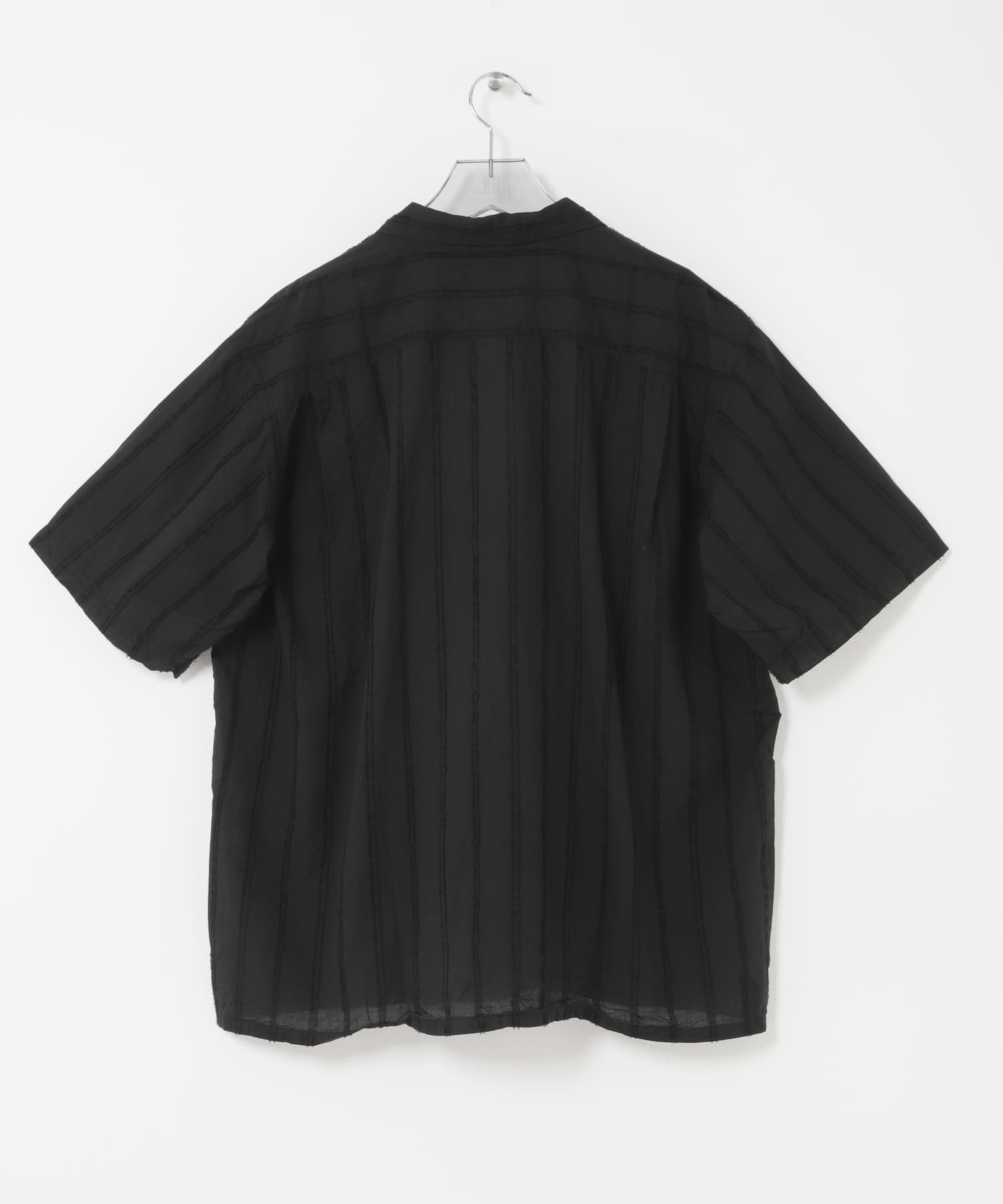 Marvine Pontiak Shirt Makers　BUBBLY SHIRTS BLK FRINGE One