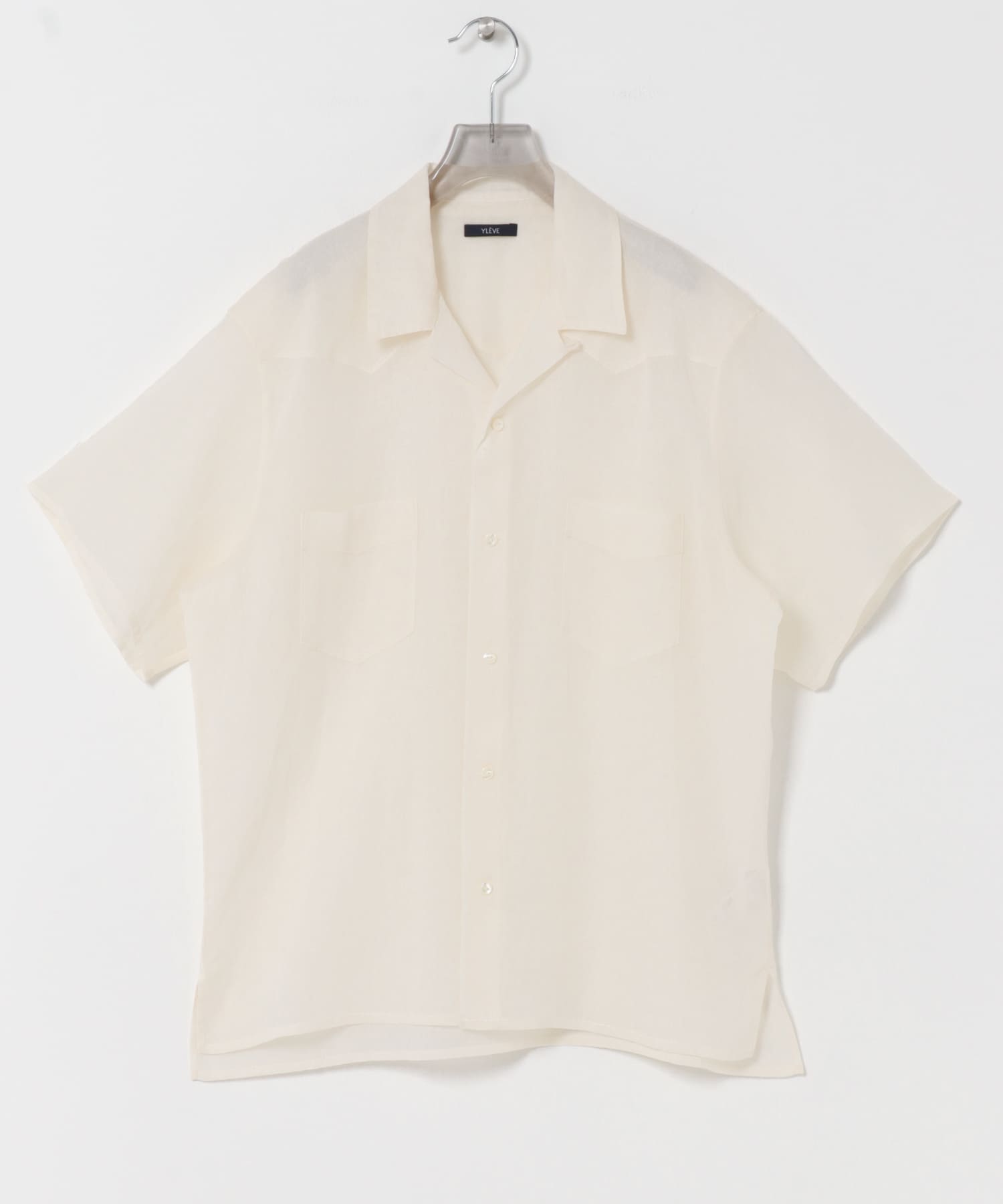 YLEVE　C/R VOILE HAND STITCH SHIRTS