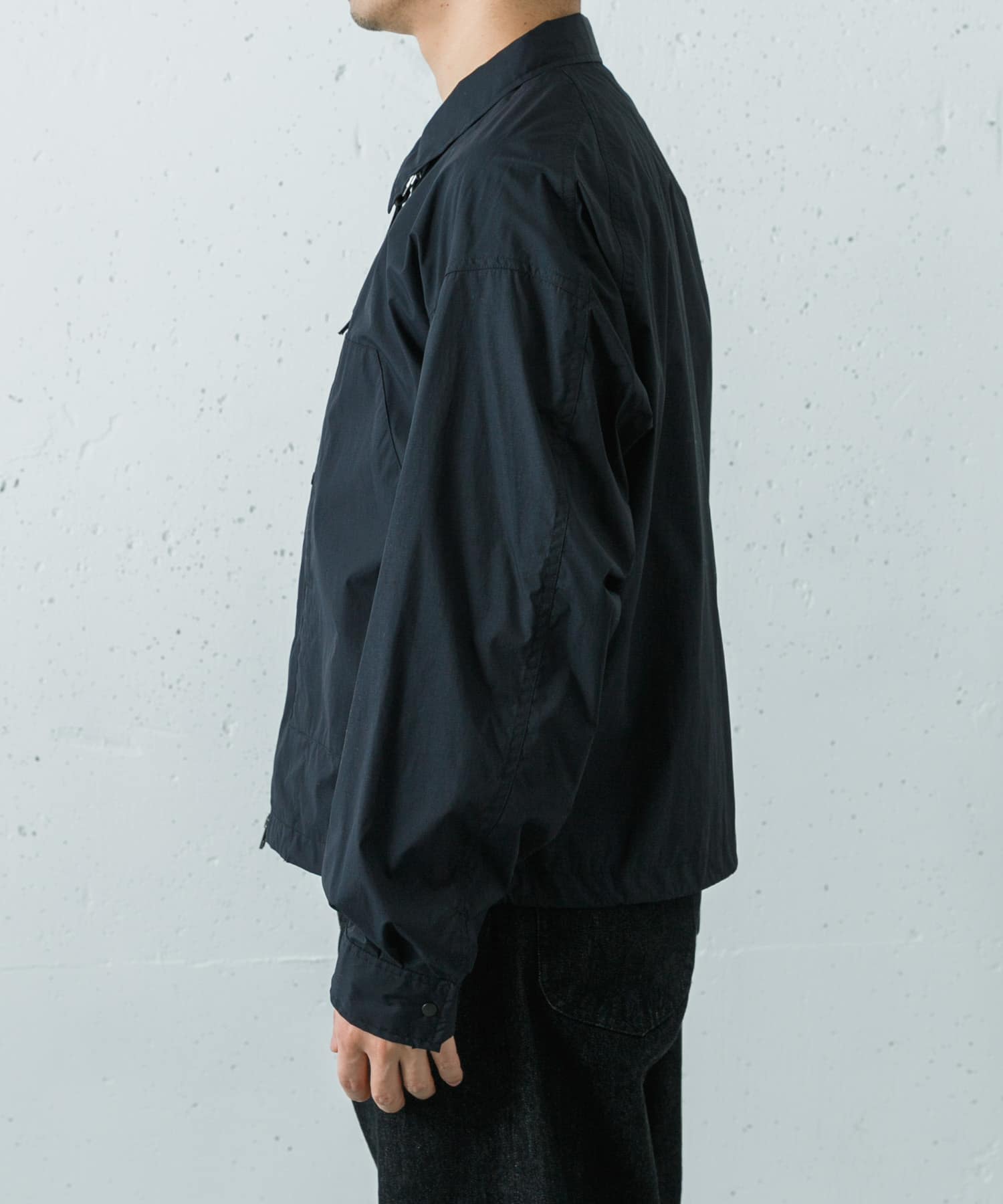 ジャケット黒 Product Twelve ZIP UP UTILITY SHIRTS(2 BLACK): トップス｜URBAN