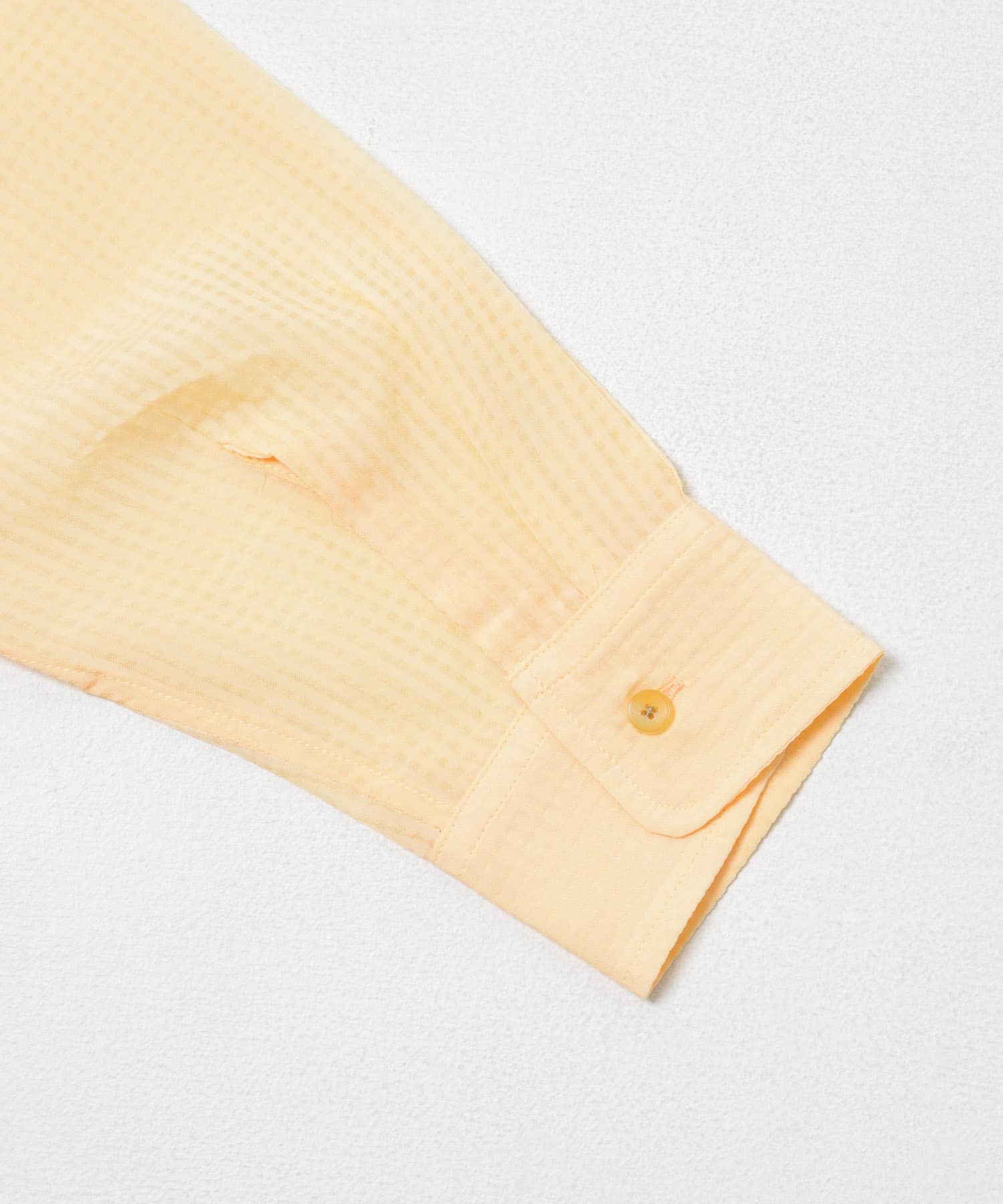 SEVEN BY SEVEN　SHEER ORGANIC COTTON SHIRTS LONG-SLEEVE 060 YELLOW M