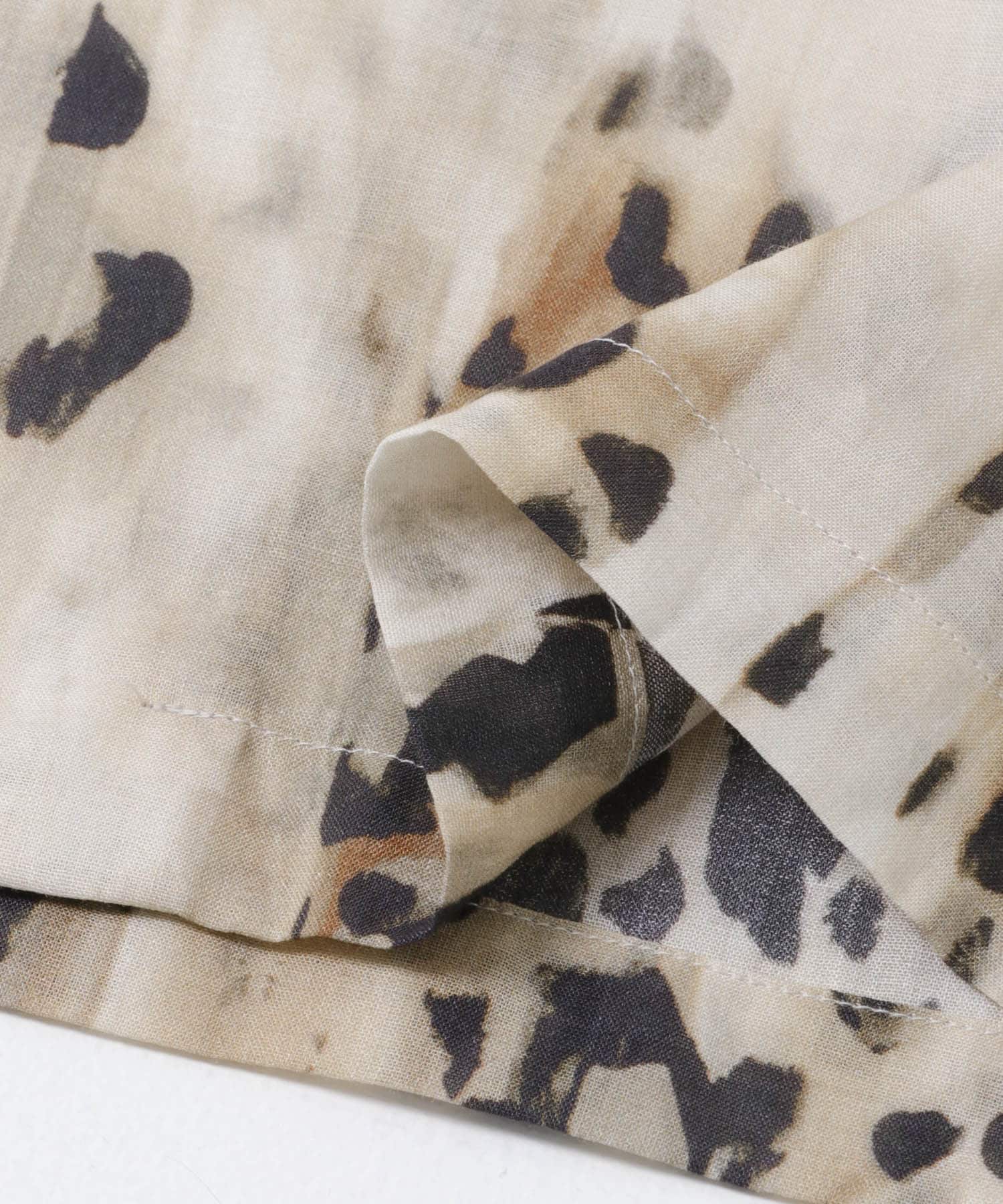 COUTURE D’ADAM　LEOPARD OPEN COLLAR  SHIRTS BEIGE 40