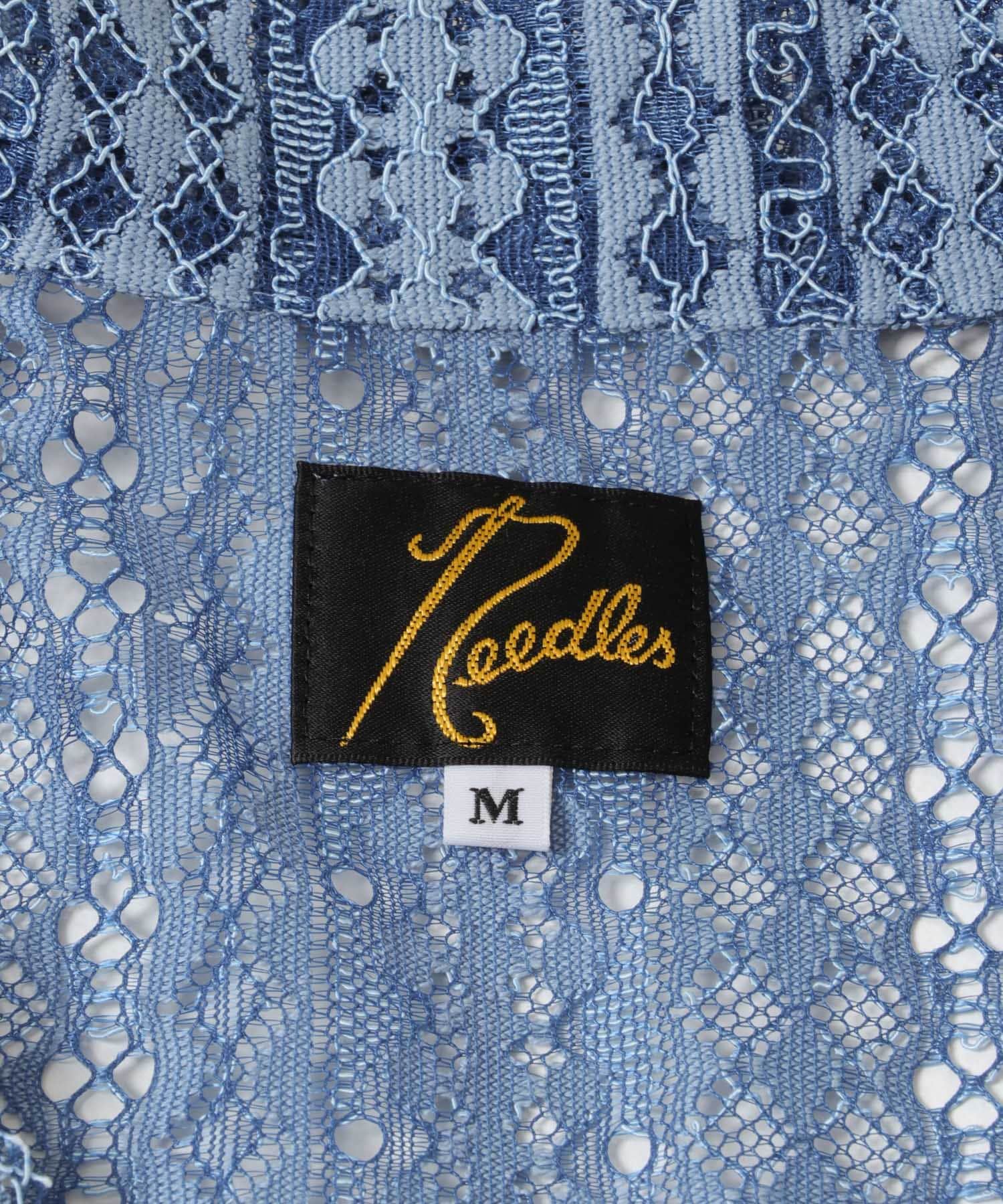 Needles　SHORT-SLEEVE WIDESPREAD COLLAR SHIRTS BLUE S
