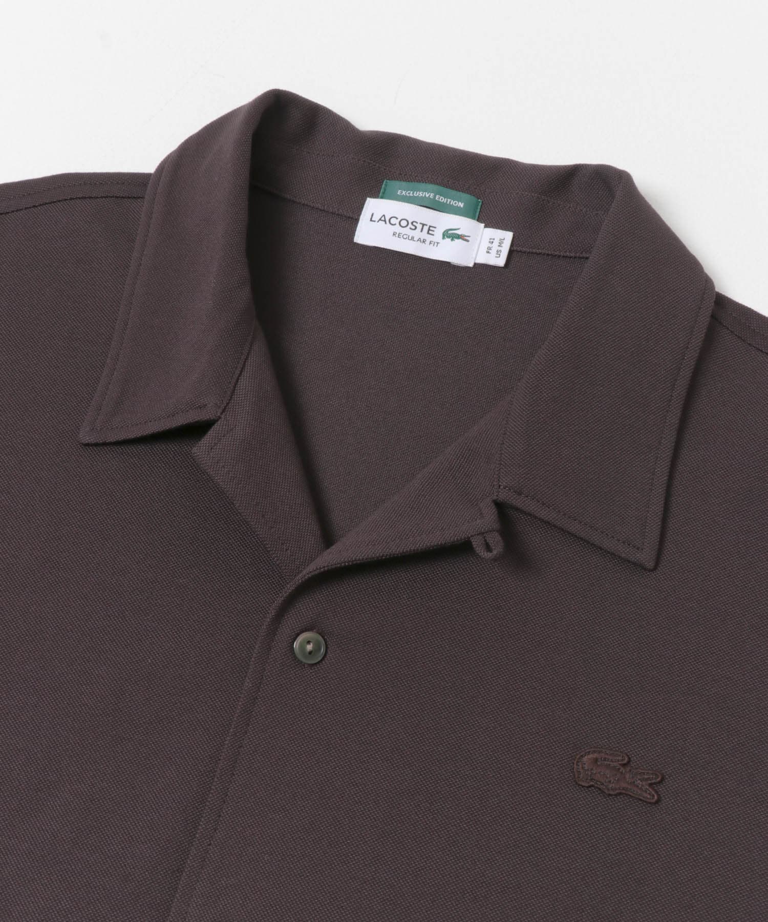 『別注』LACOSTE×URBAN RESEARCH　FUNCTIONAL PIQUE OP SHIRTS 3LA BUFFLE 3