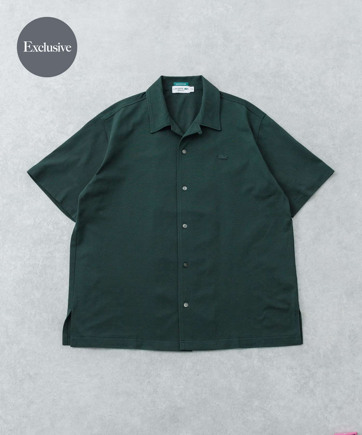 『別注』LACOSTE×URBAN RESEARCH　FUNCTIONAL PIQUE OP SHIRTS