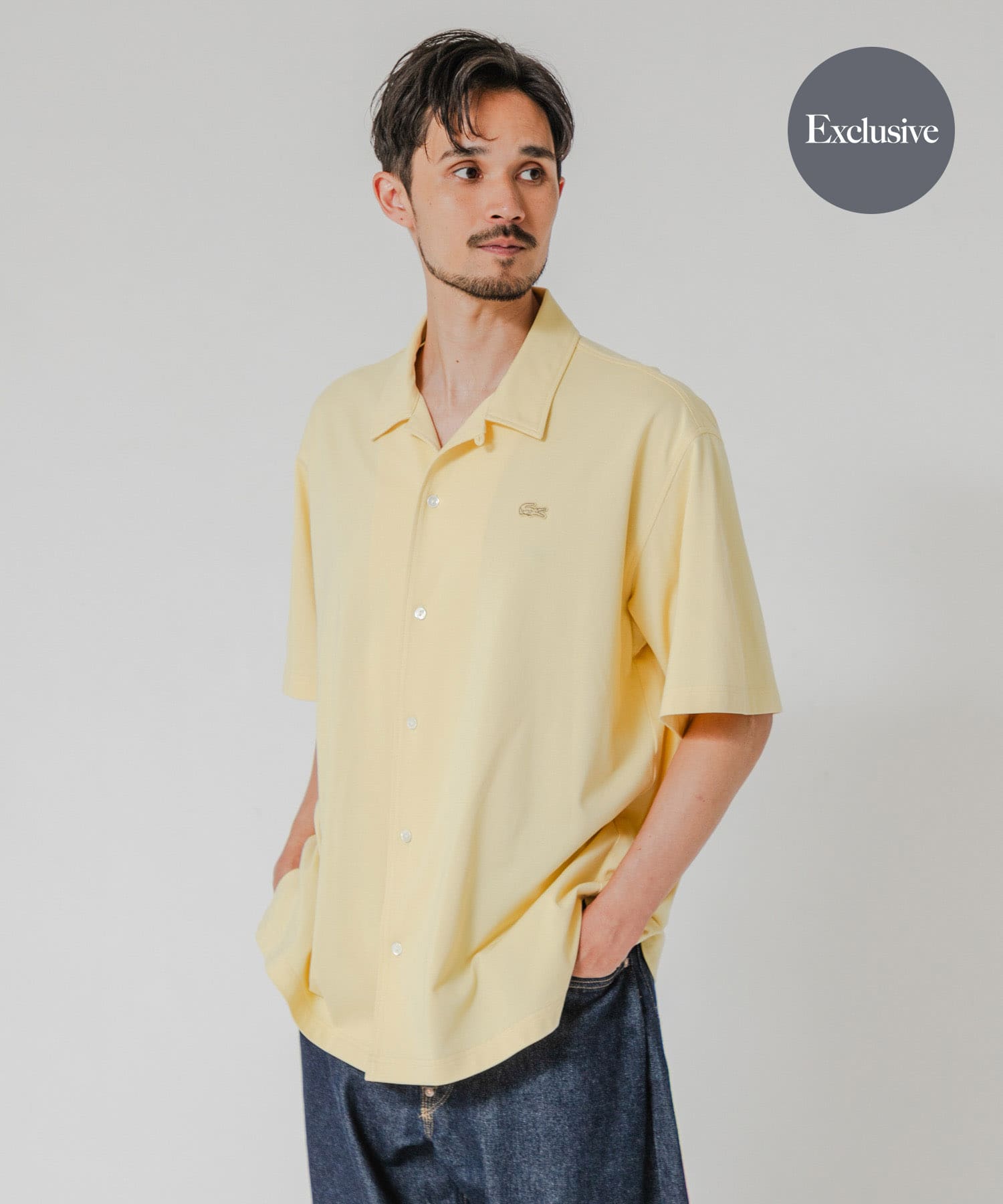 『別注』LACOSTE×URBAN RESEARCH　FUNCTIONAL PIQUE OP SHIRTS