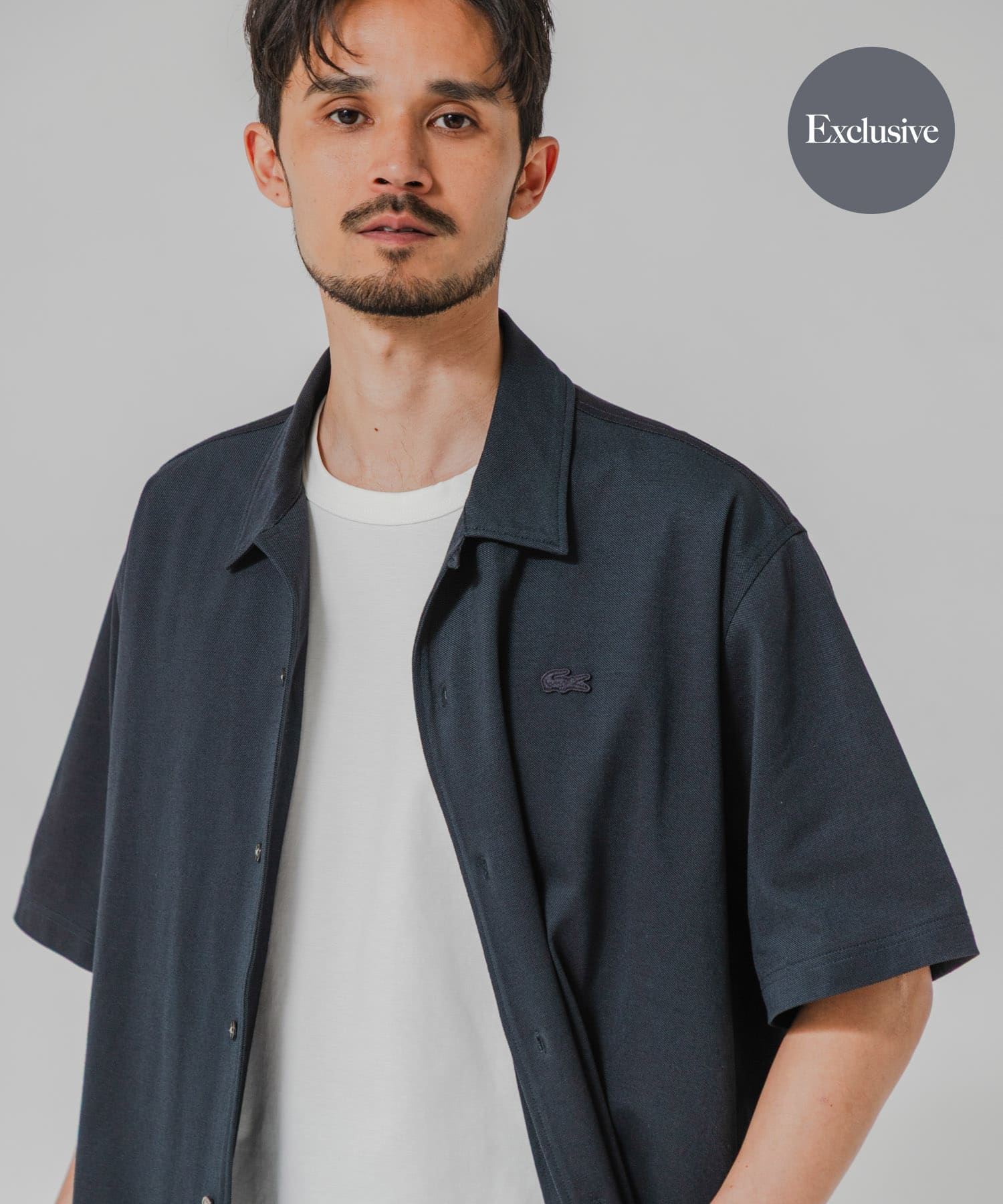 『別注』LACOSTE×URBAN RESEARCH　FUNCTIONAL PIQUE OP SHIRTS