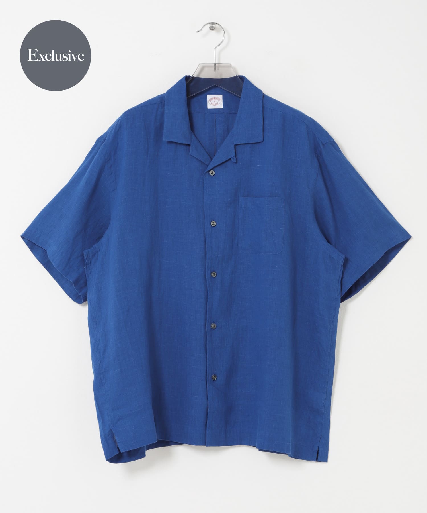 『別注』BROOKS BROTHERS×URBAN RESEARCH　LINEN CAMP SHIRTS SHORT-SLEEVE