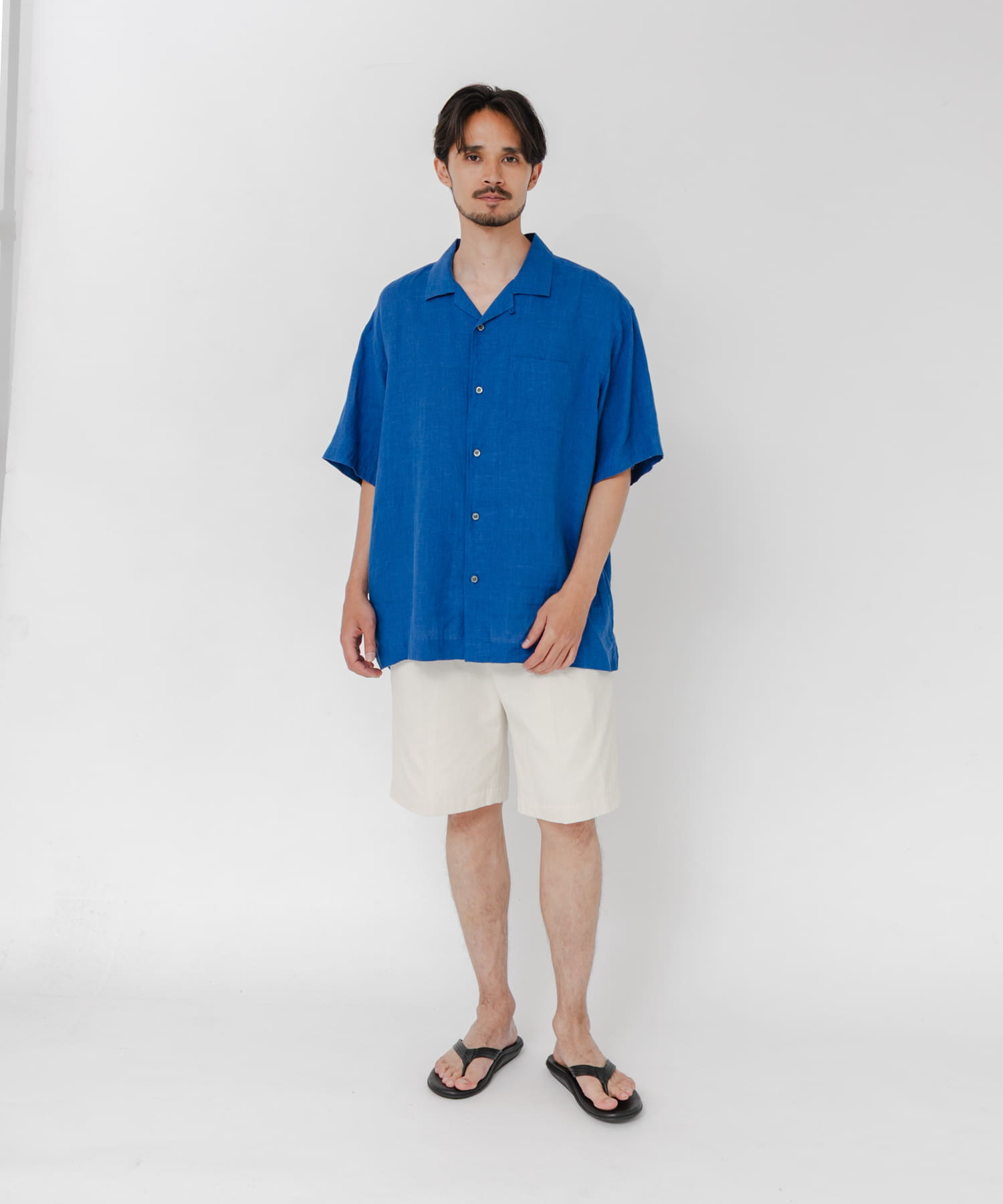 別注』BROOKS BROTHERS×URBAN RESEARCH LINEN CAMP SHIRTS SHORT