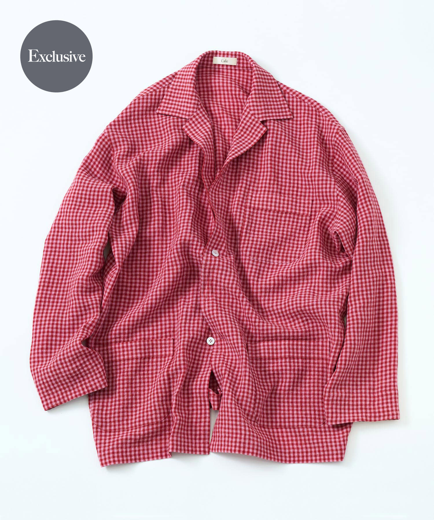 『別注』Cale×URBAN RESEARCH　ギンガムチェックカバーオール