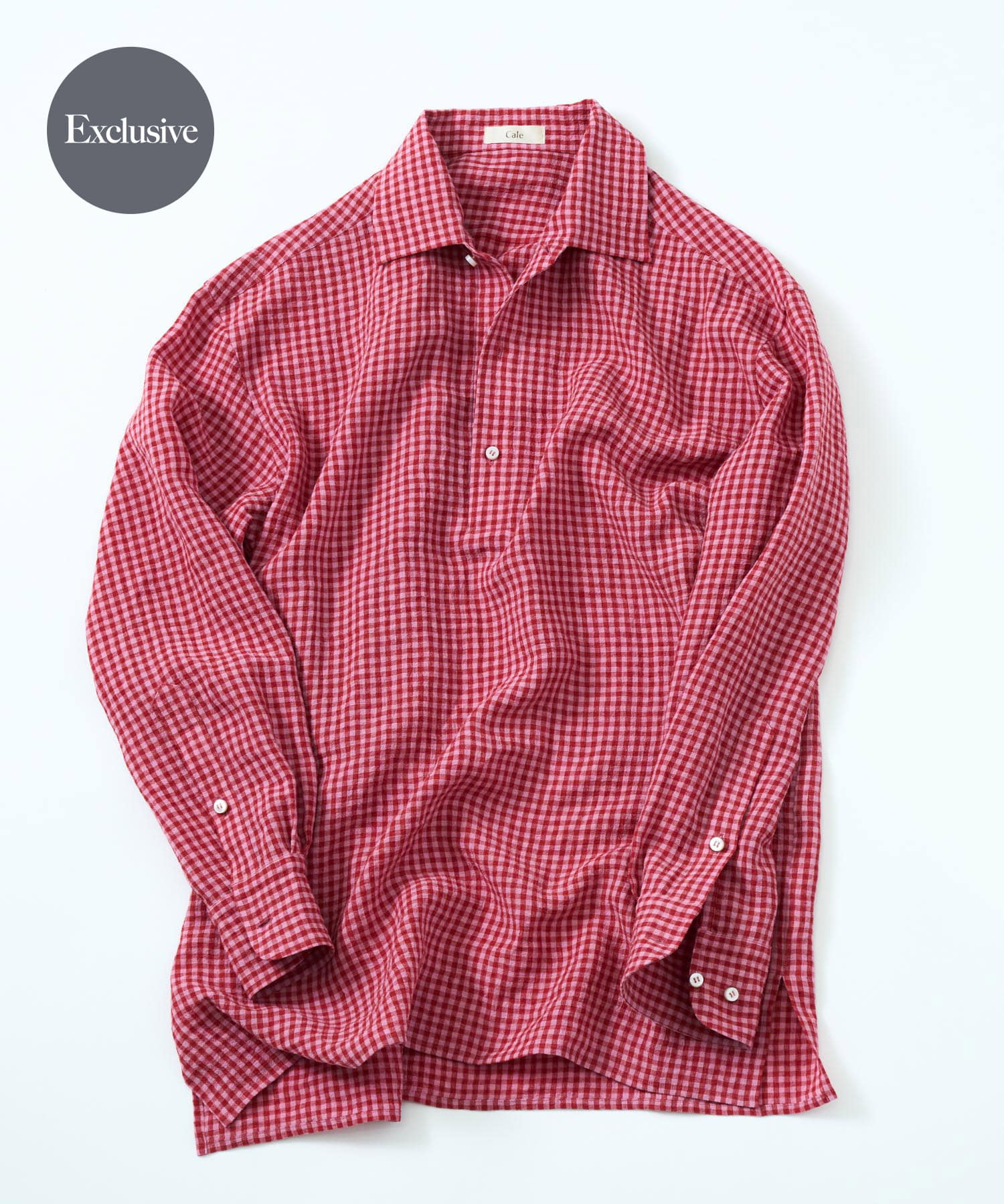 『別注』Cale×URBAN RESEARCH　ギンガムチェックシャツ