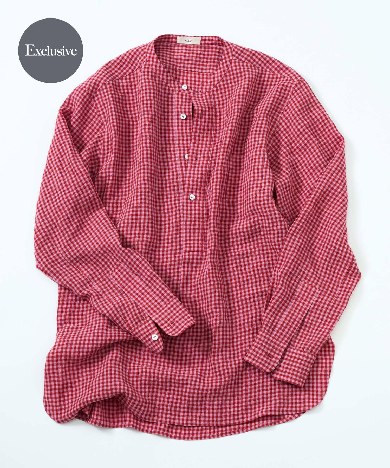 『別注』Cale×URBAN RESEARCH　ノーカラーシャツ