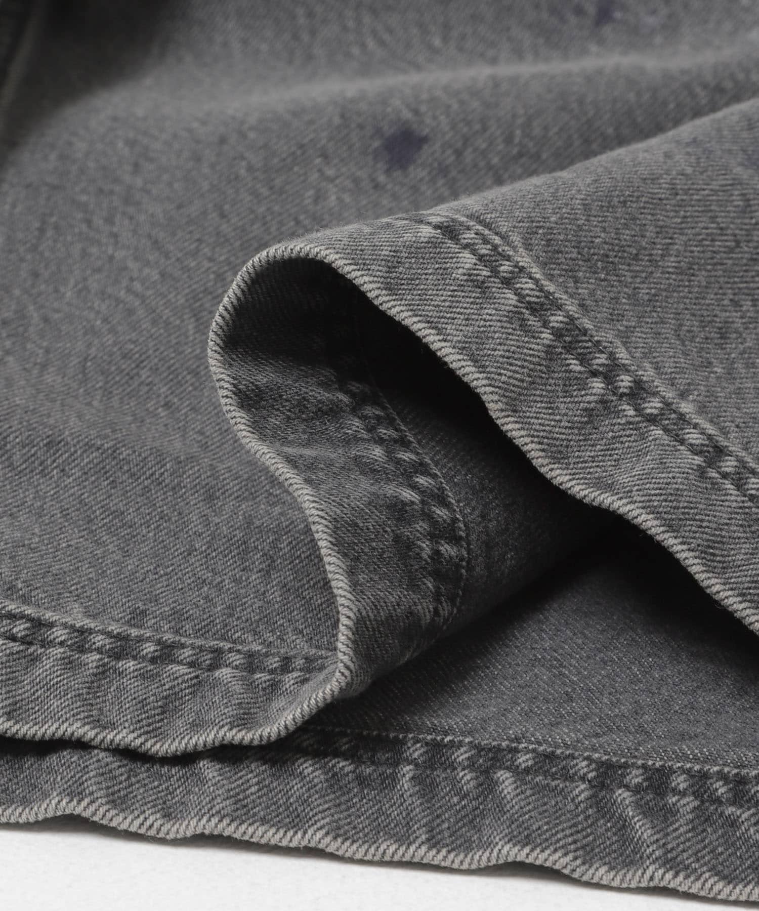 YLEVE　HAND PAINT DENIM SHORTS 010 BLACK 3