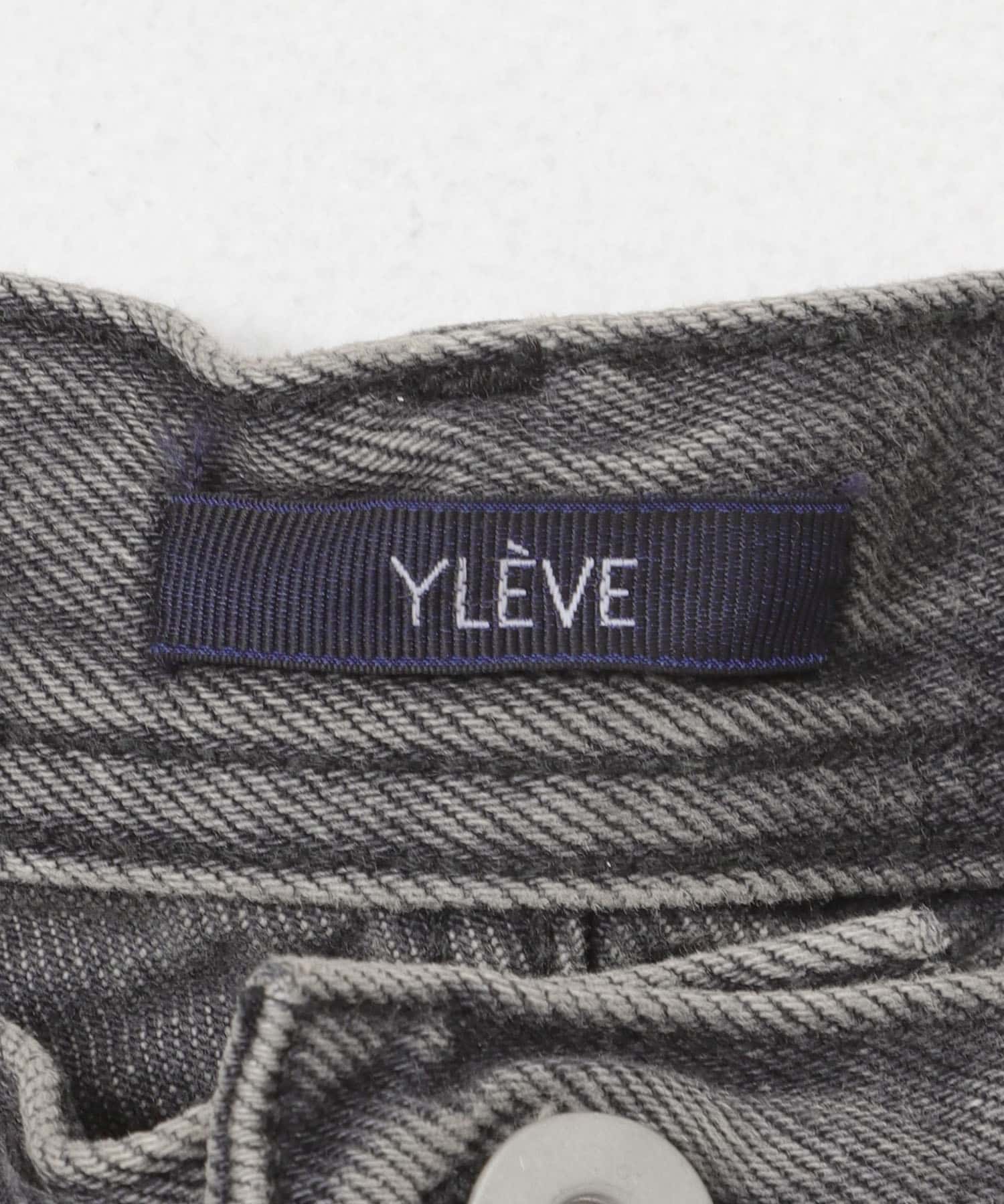 YLEVE　HAND PAINT DENIM SHORTS 010 BLACK 3