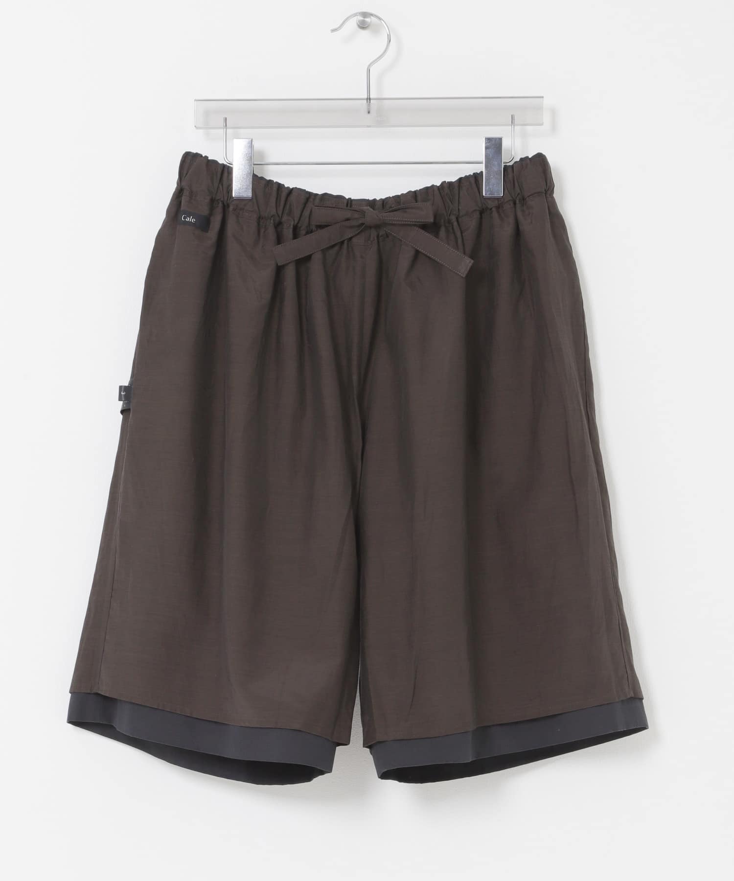 Cale　コットンリネンウェザータンブラーショーツ テツクロ 3