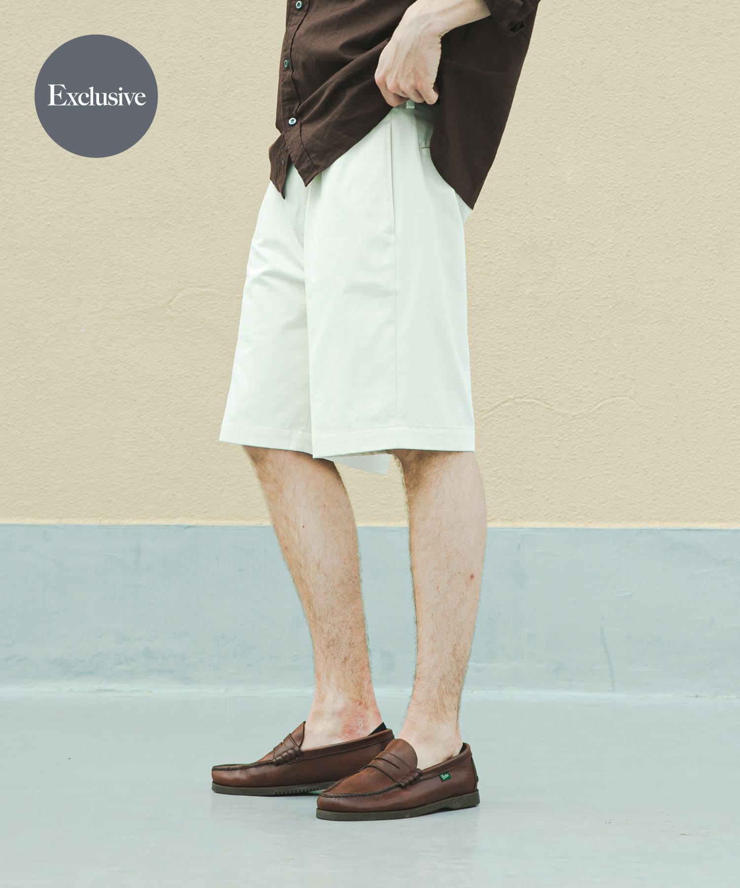 『別注』BROOKS BROTHERS×URBAN RESEARCH　PLEAT SHORTS