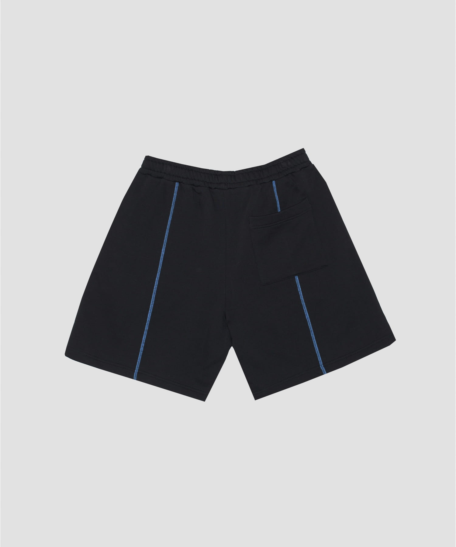 LOTTO　COLOR STITCH SWEAT SHORTS BLACK M