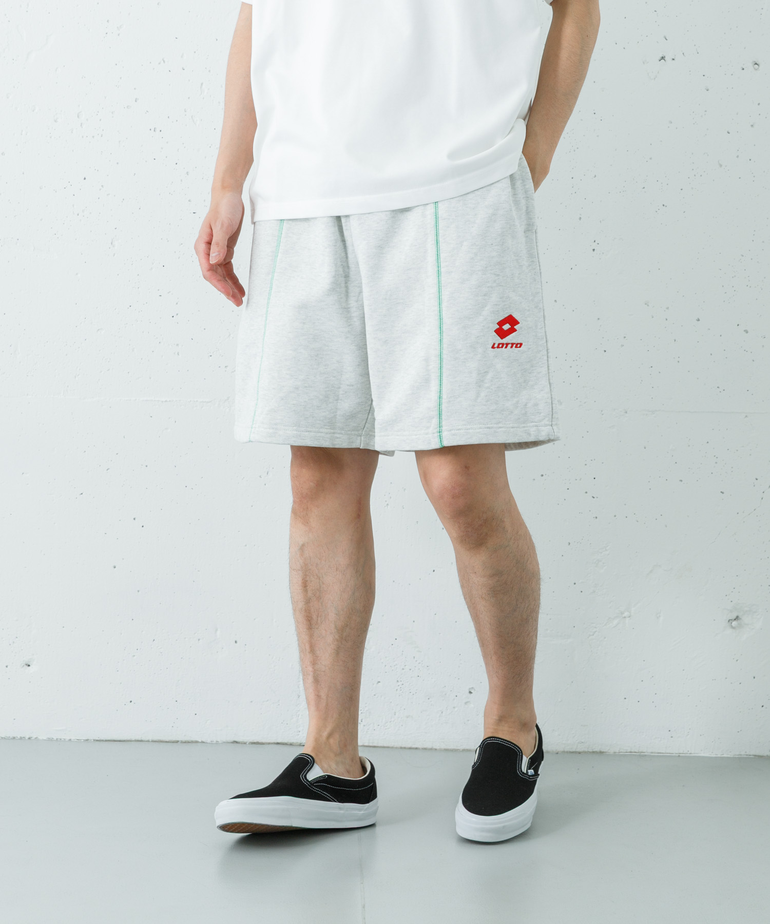 LOTTO　COLOR STITCH SWEAT SHORTS