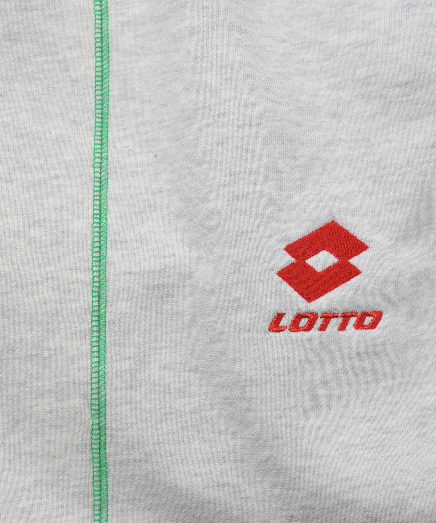 LOTTO　COLOR STITCH SWEAT SHORTS ASH GRAY M