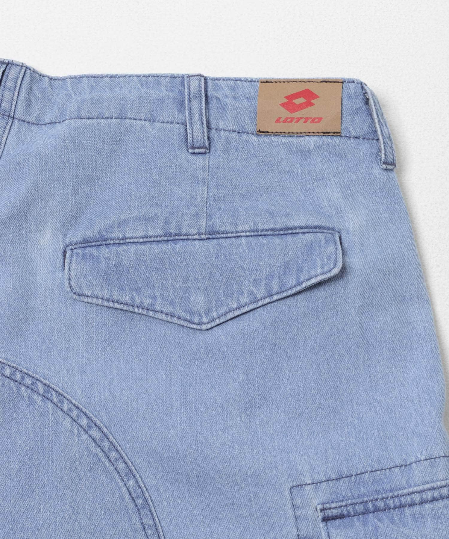 LOTTO　DENIM CARGO SHORTS INDIGO M