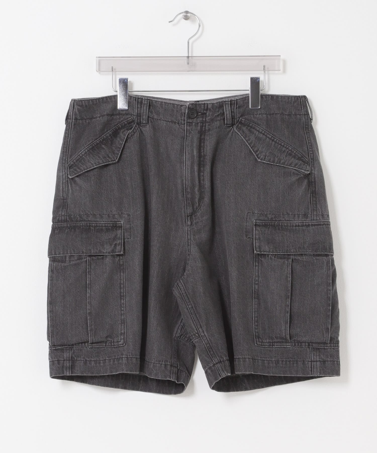 LOTTO　DENIM CARGO SHORTS BLACK M