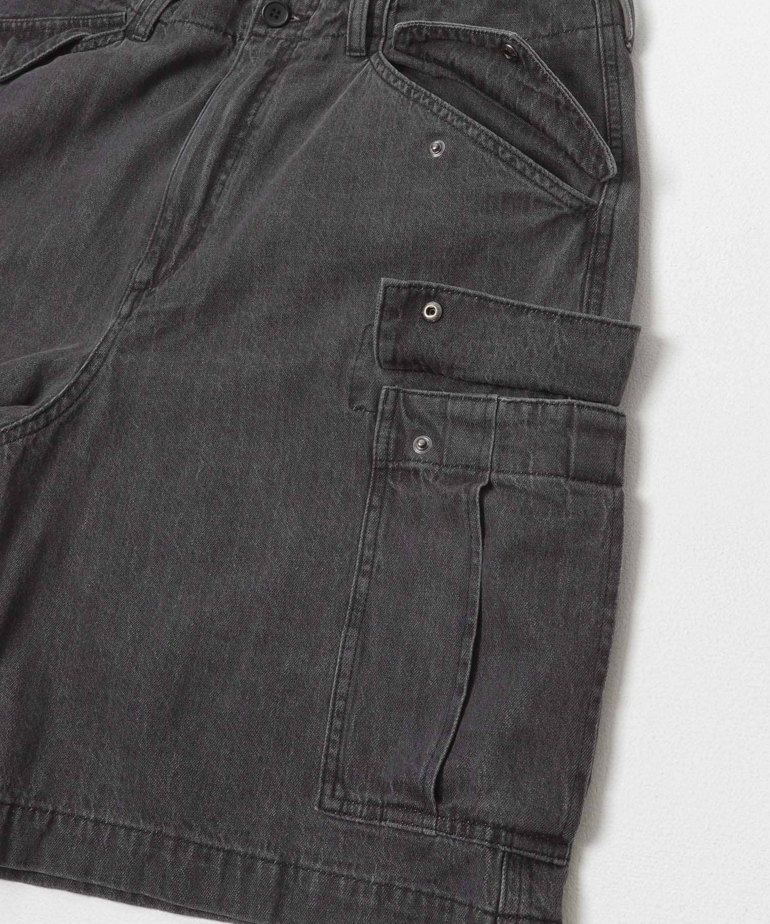 LOTTO　DENIM CARGO SHORTS BLACK M