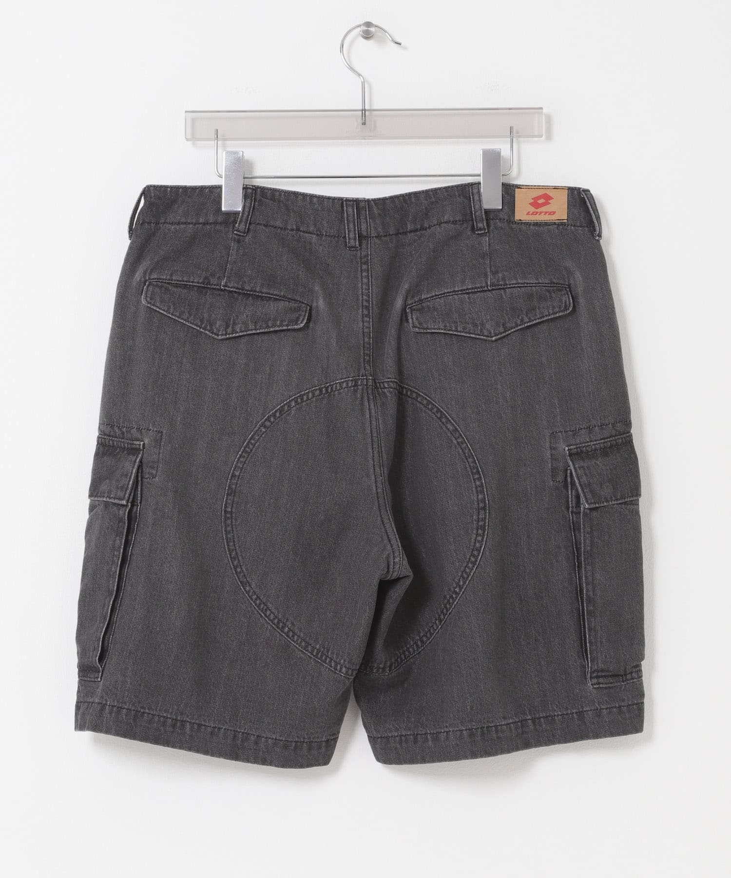 LOTTO　DENIM CARGO SHORTS BLACK M